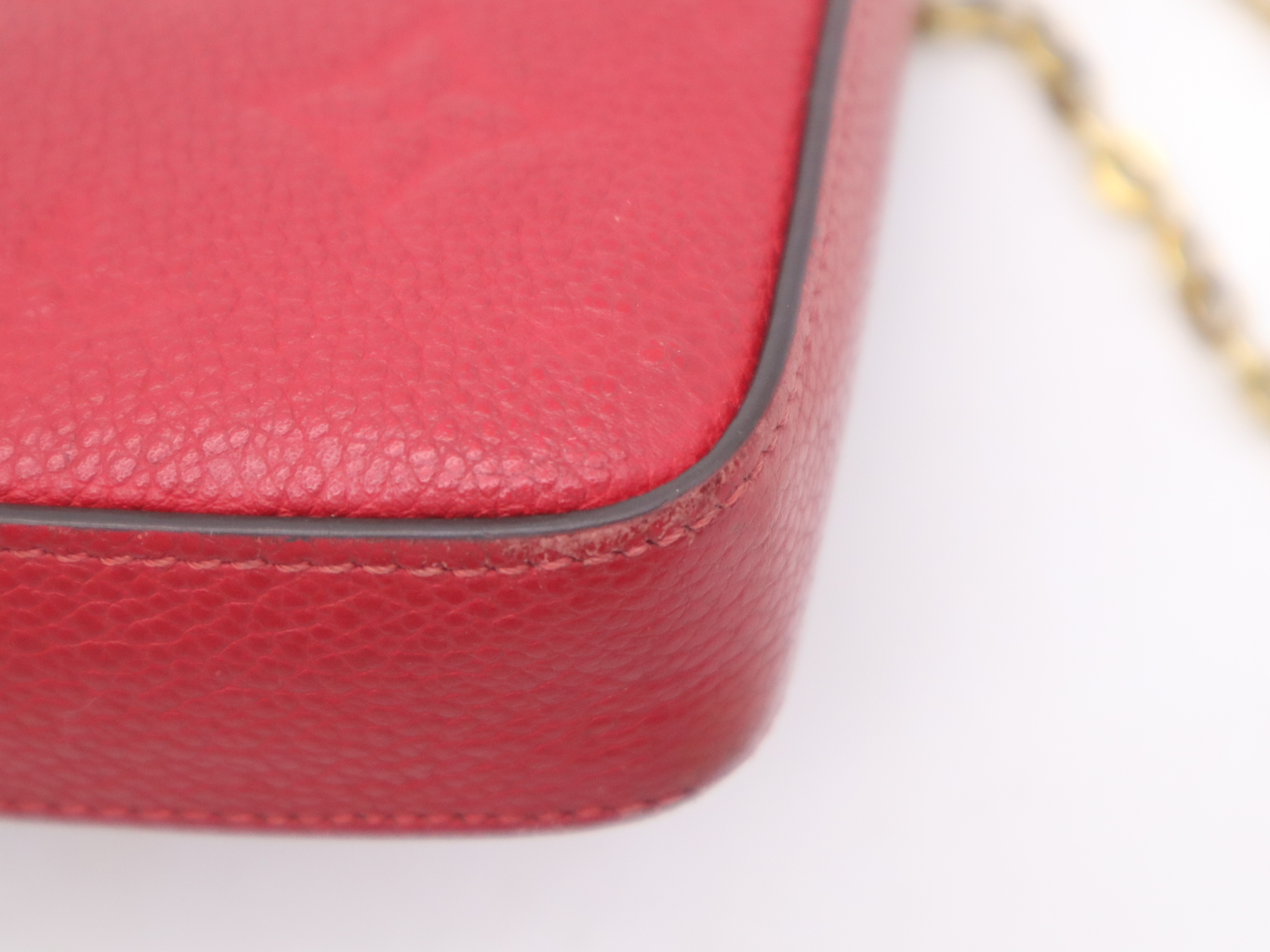 M83025 Monogram Empreinte Pochette Felicie Scarlet RFID Detected Shoulder Bag — view 10