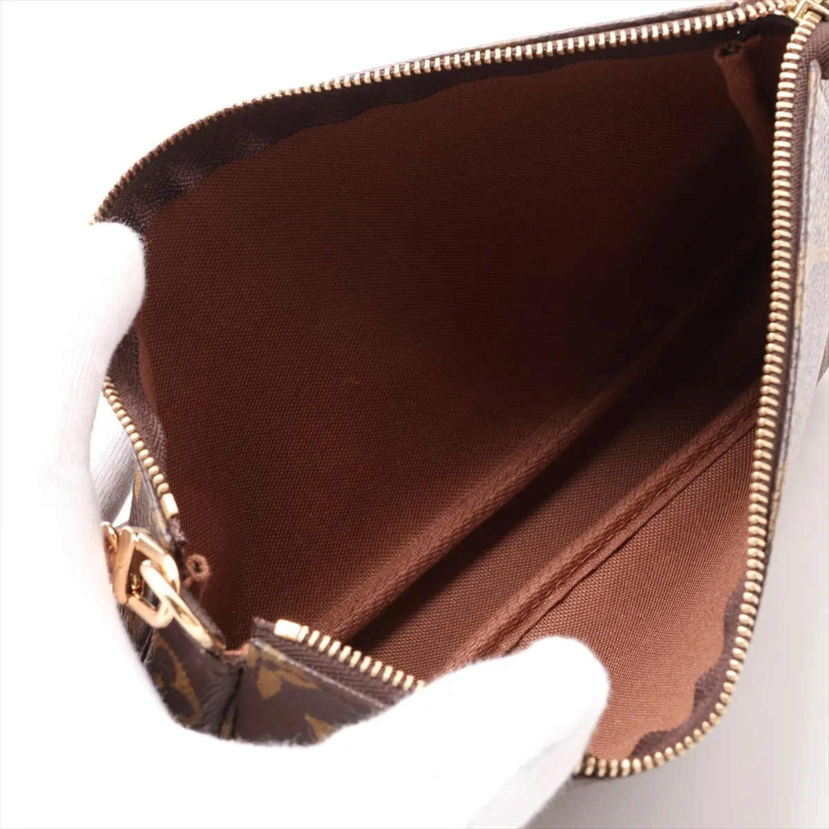 Monogram Pochette Accessoires M51980 CA0043 Brown — view 7