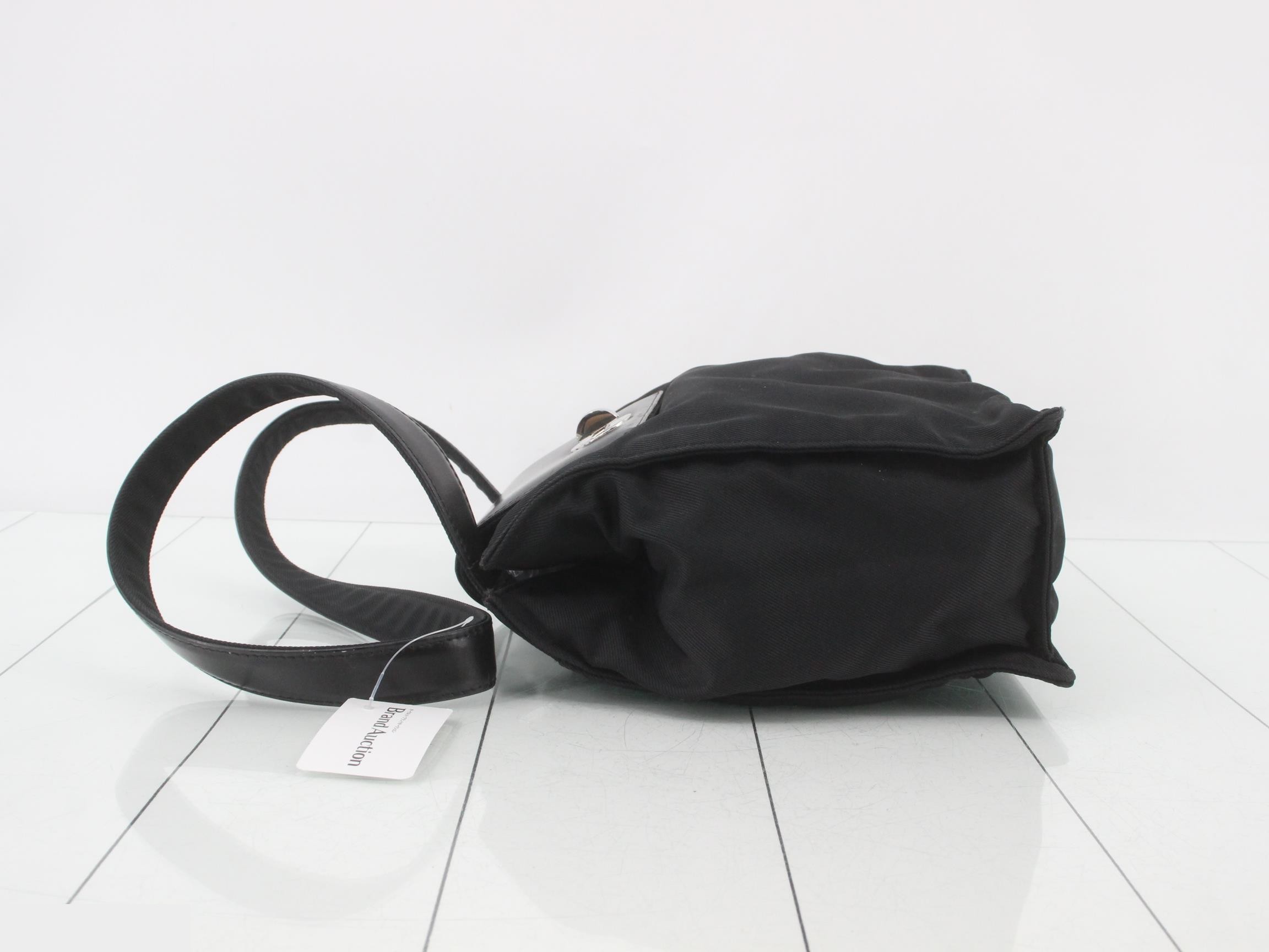 Nylon Turnlock Shoulder Bag — view 4
