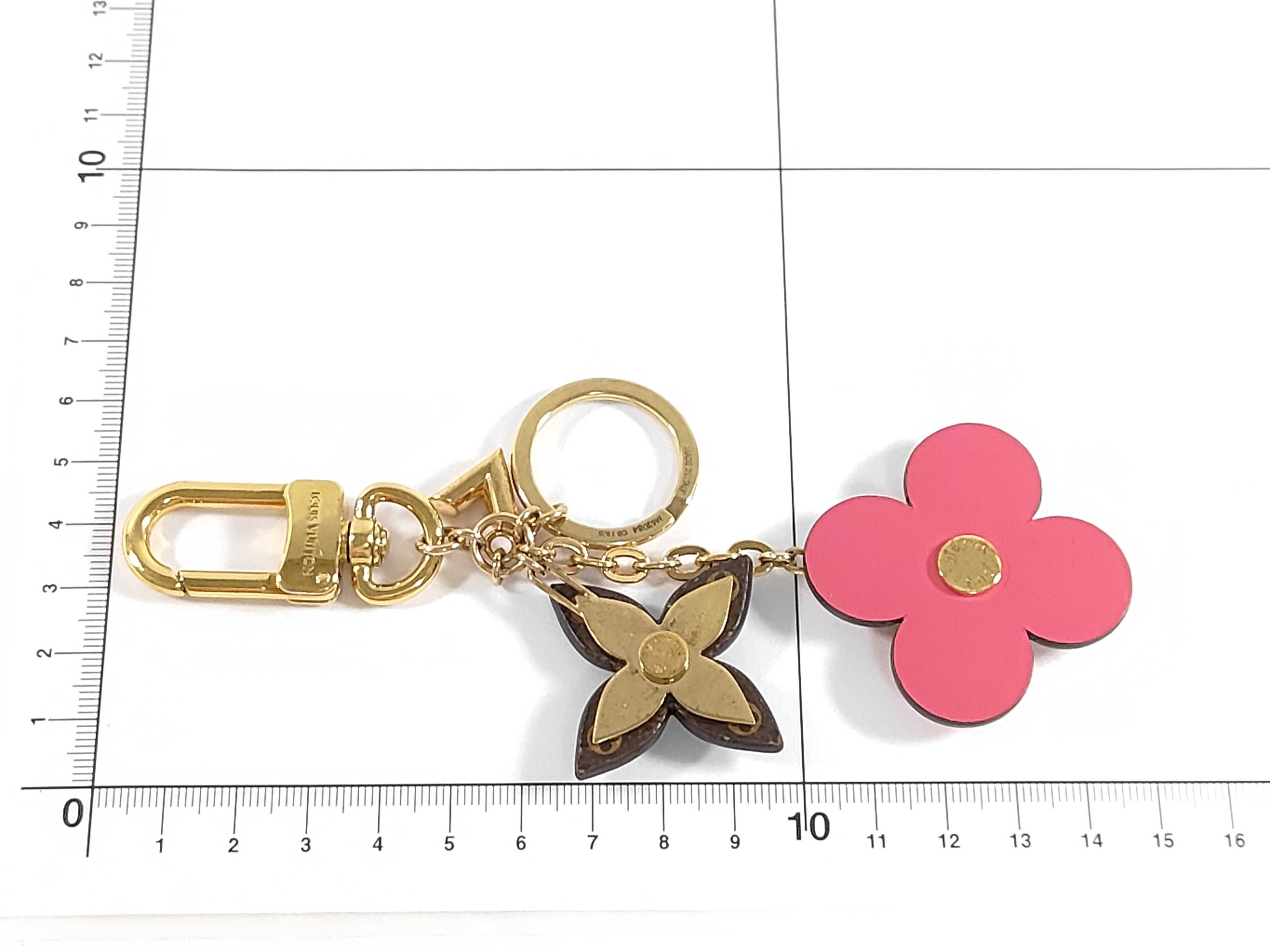 Monogram M63084 Blooming Flower Keychain Key Case — view 2