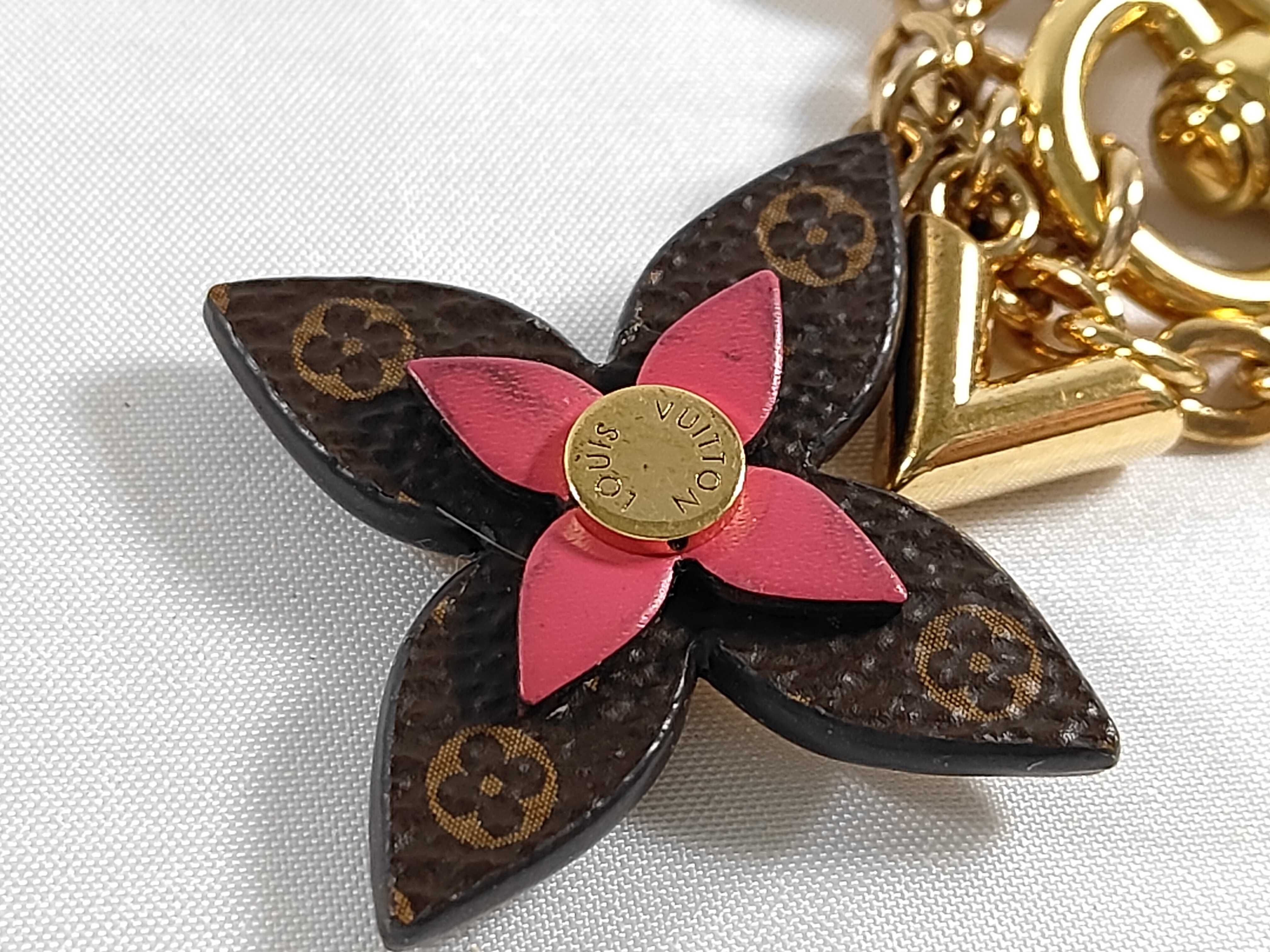 Monogram M63084 Blooming Flower Keychain Key Case — view 5