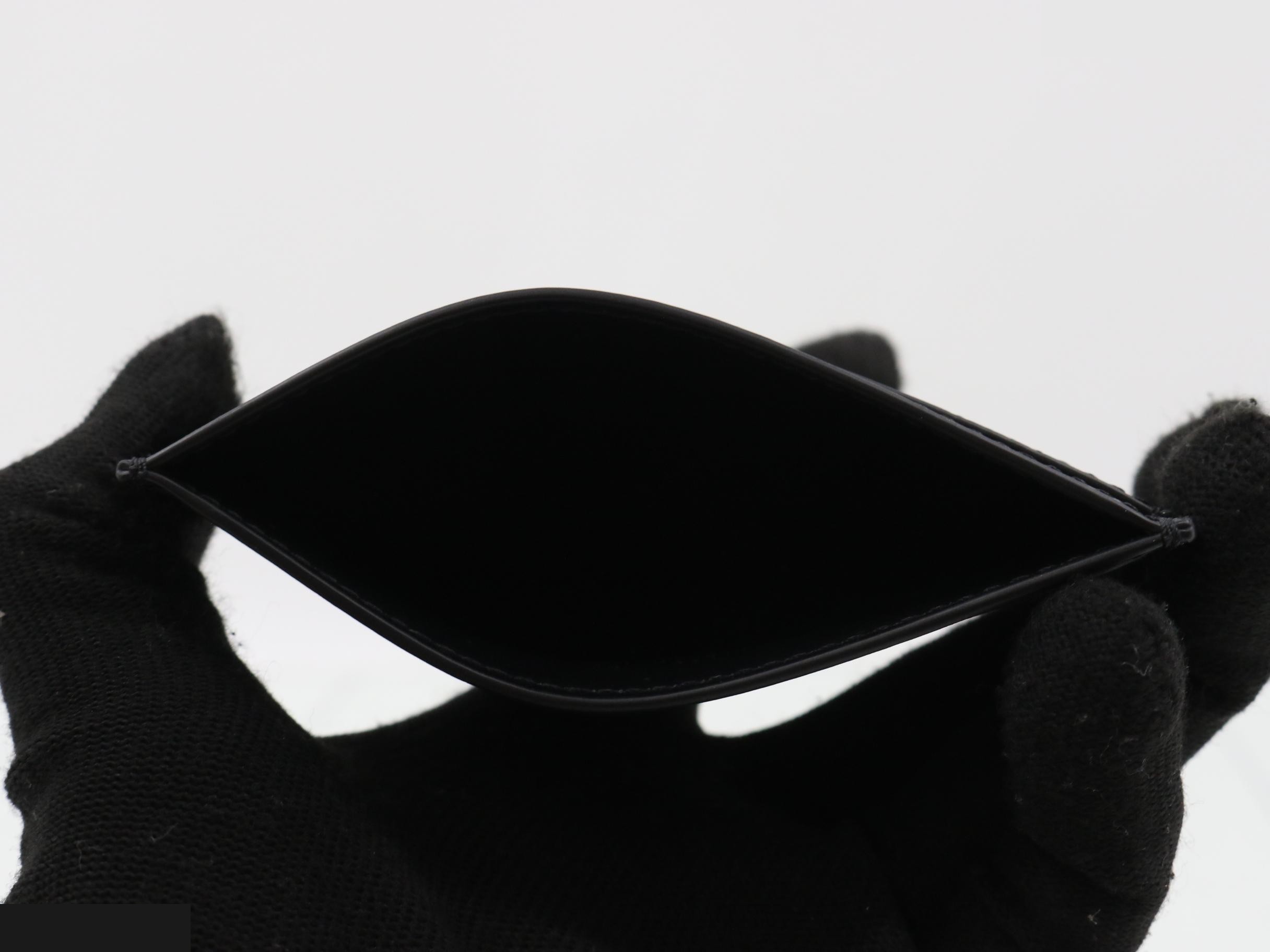 Triomphe card case, unused, black. — view 4