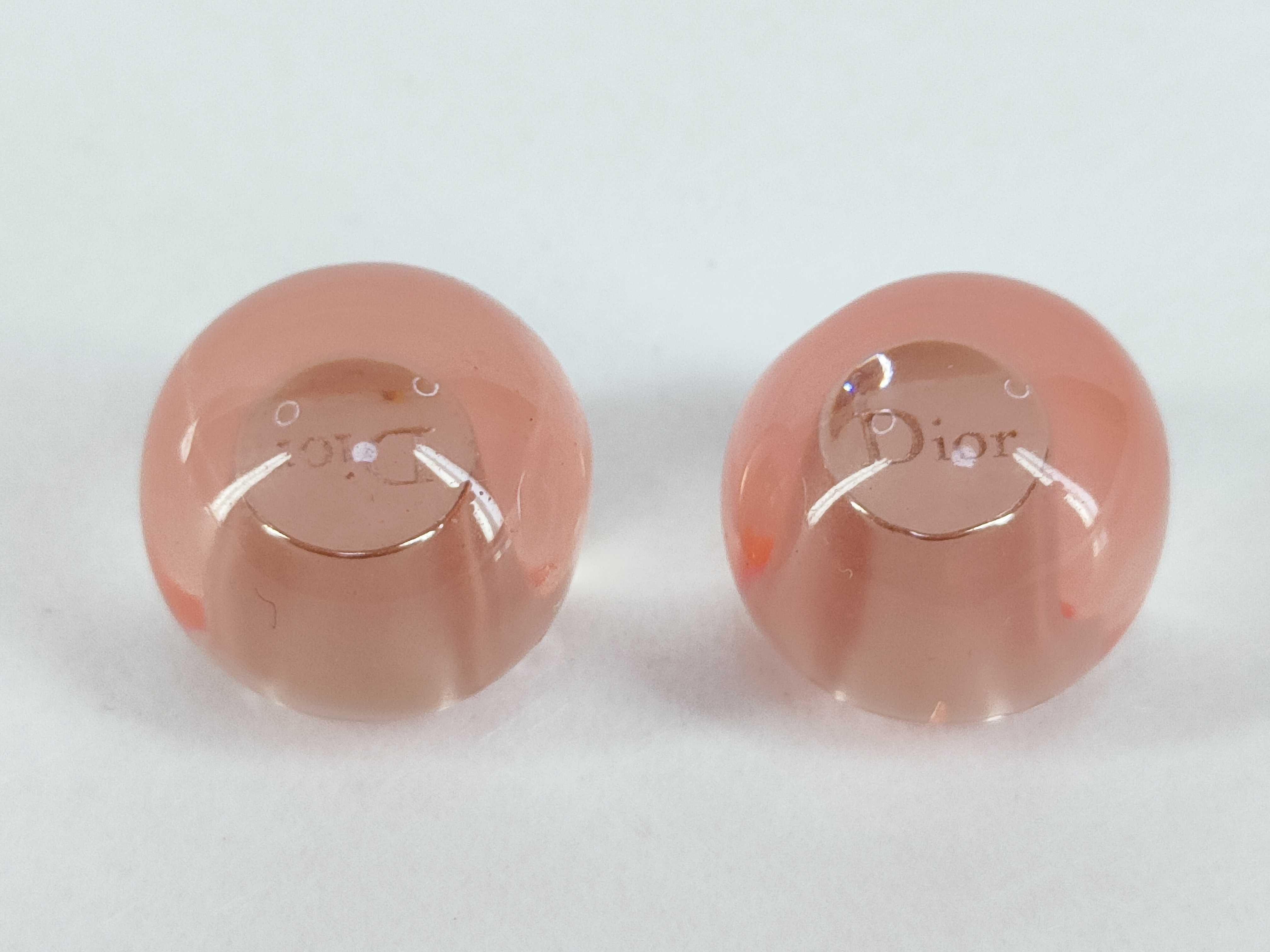 Tribal Clear Ball Earrings — view 5