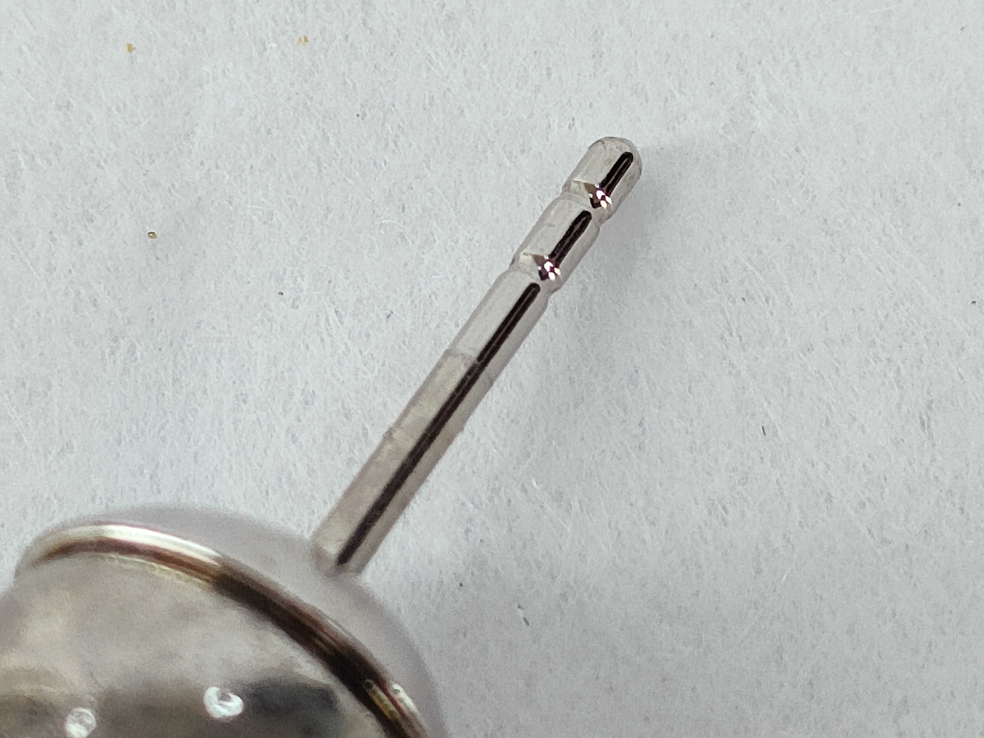 Tribal Clear Ball Earrings — view 6