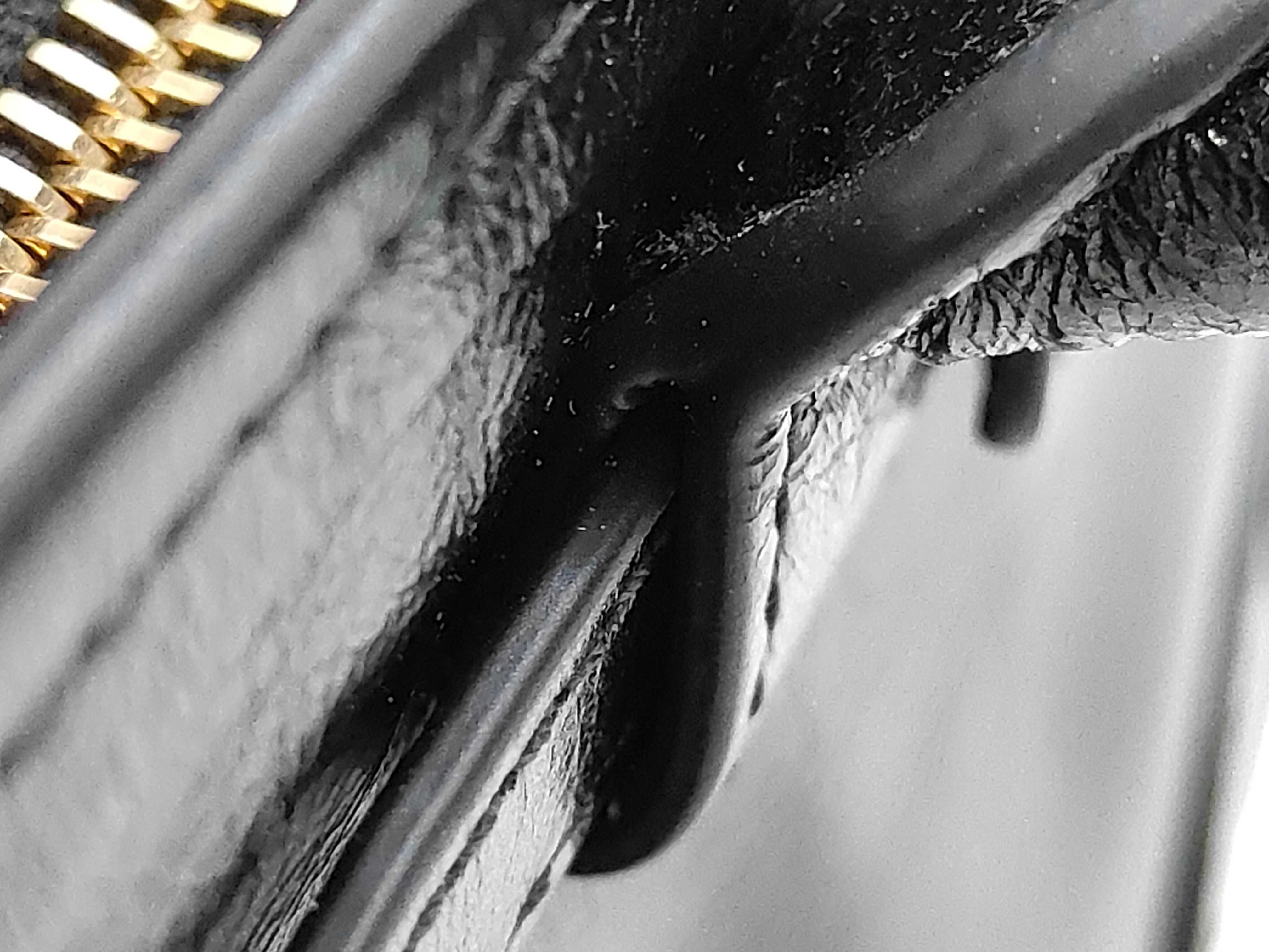 Bonnie Triangle Logo Leather Black Handbag — view 7