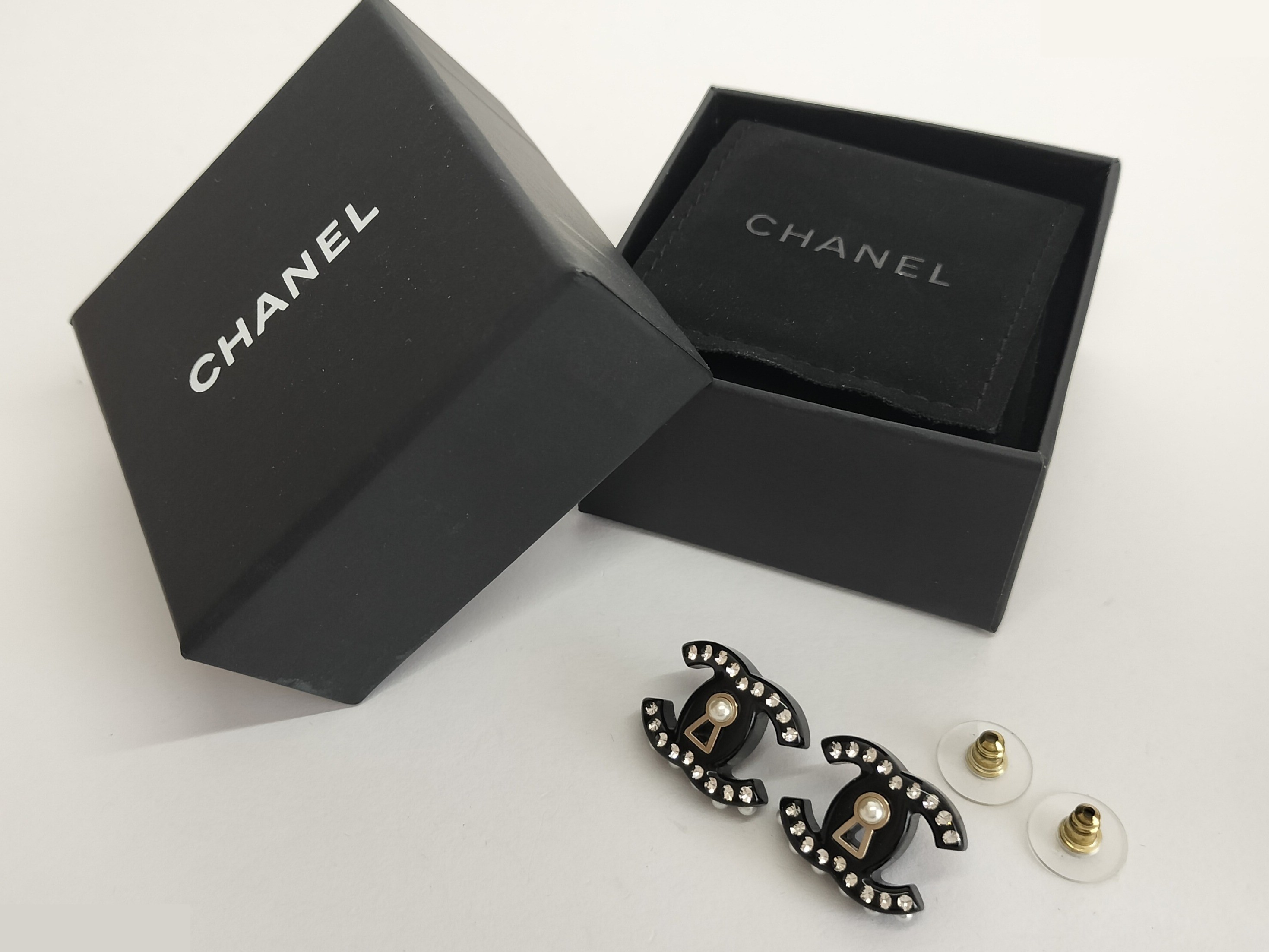 Coco Black Earrings — view 2