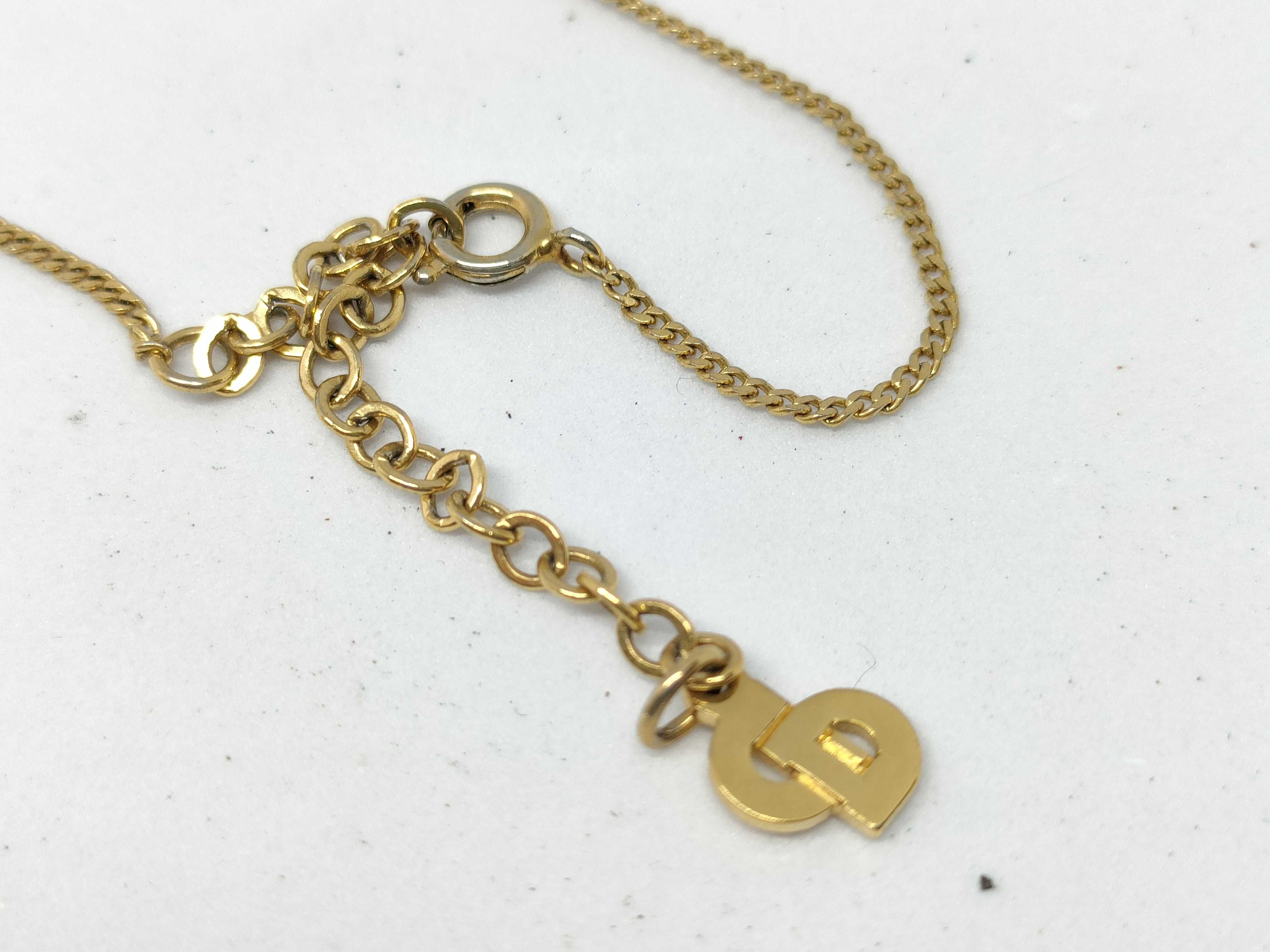 logo rhinestone necklace — view 6