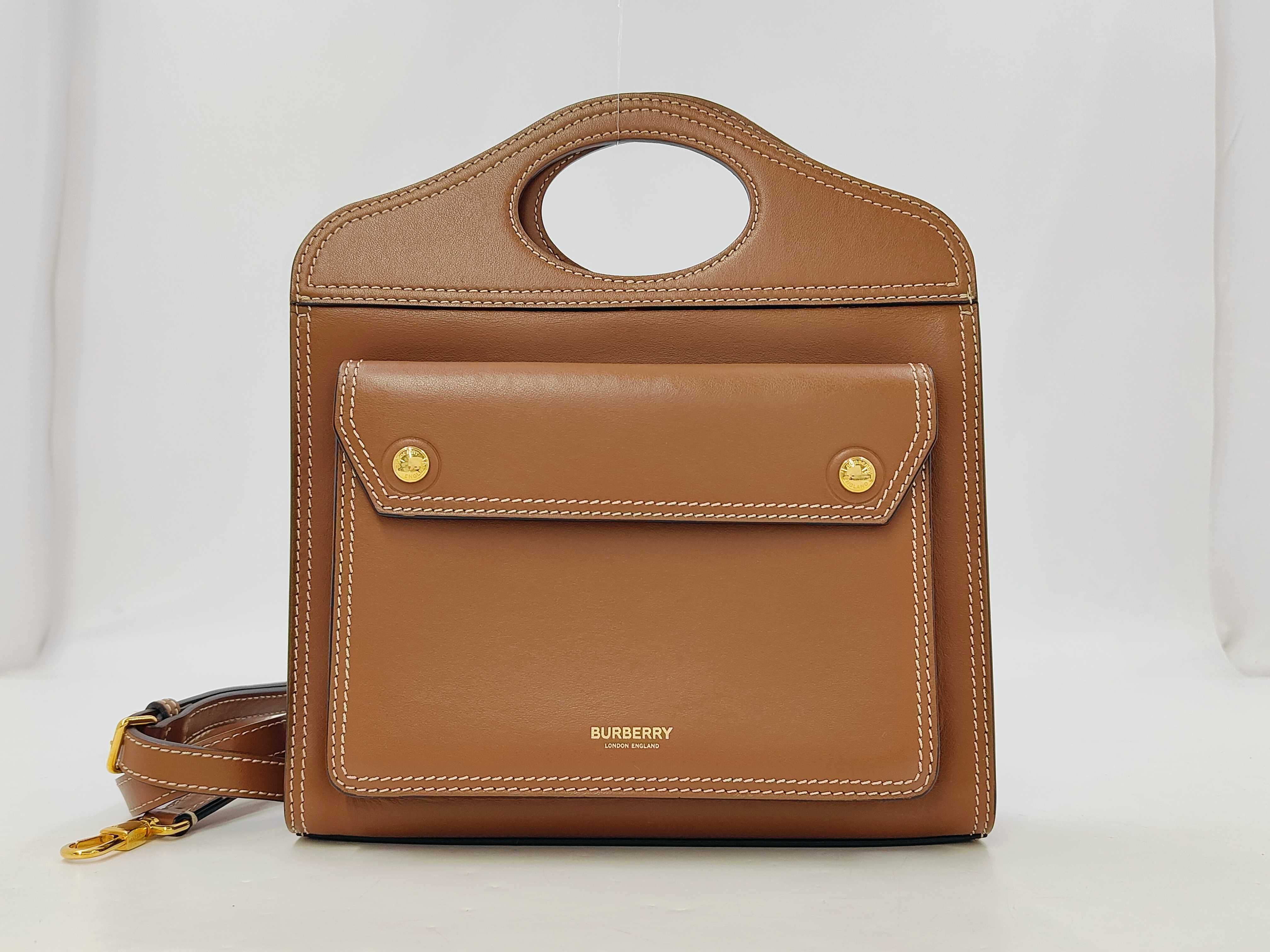 Pocket Bag, Brown Handbag