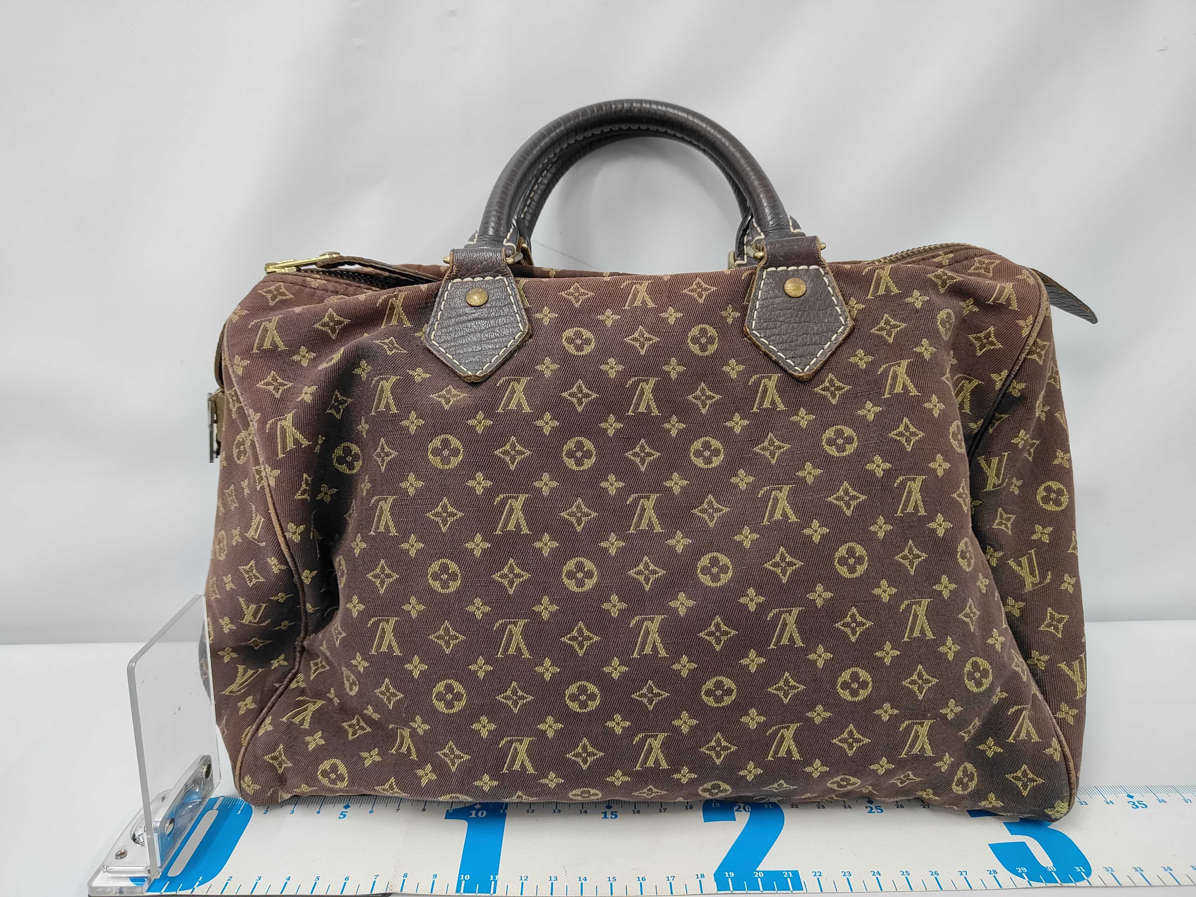 Mini Lin Speedy 30 Monogram Handbag Boston Bag — view 2