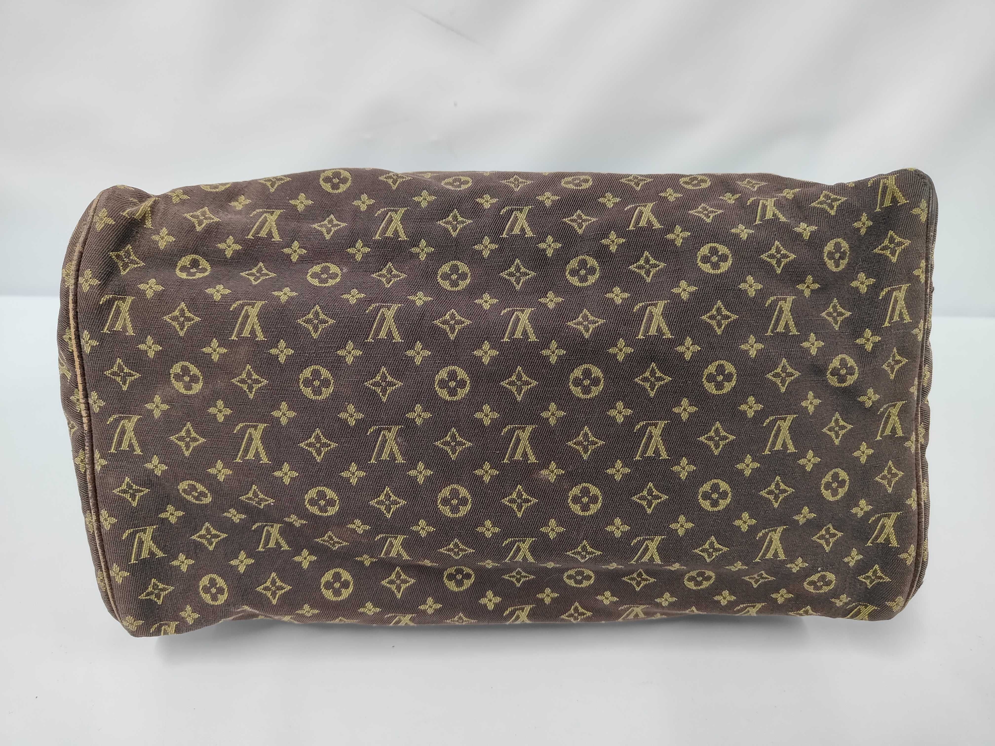 Mini Lin Speedy 30 Monogram Handbag Boston Bag — view 3