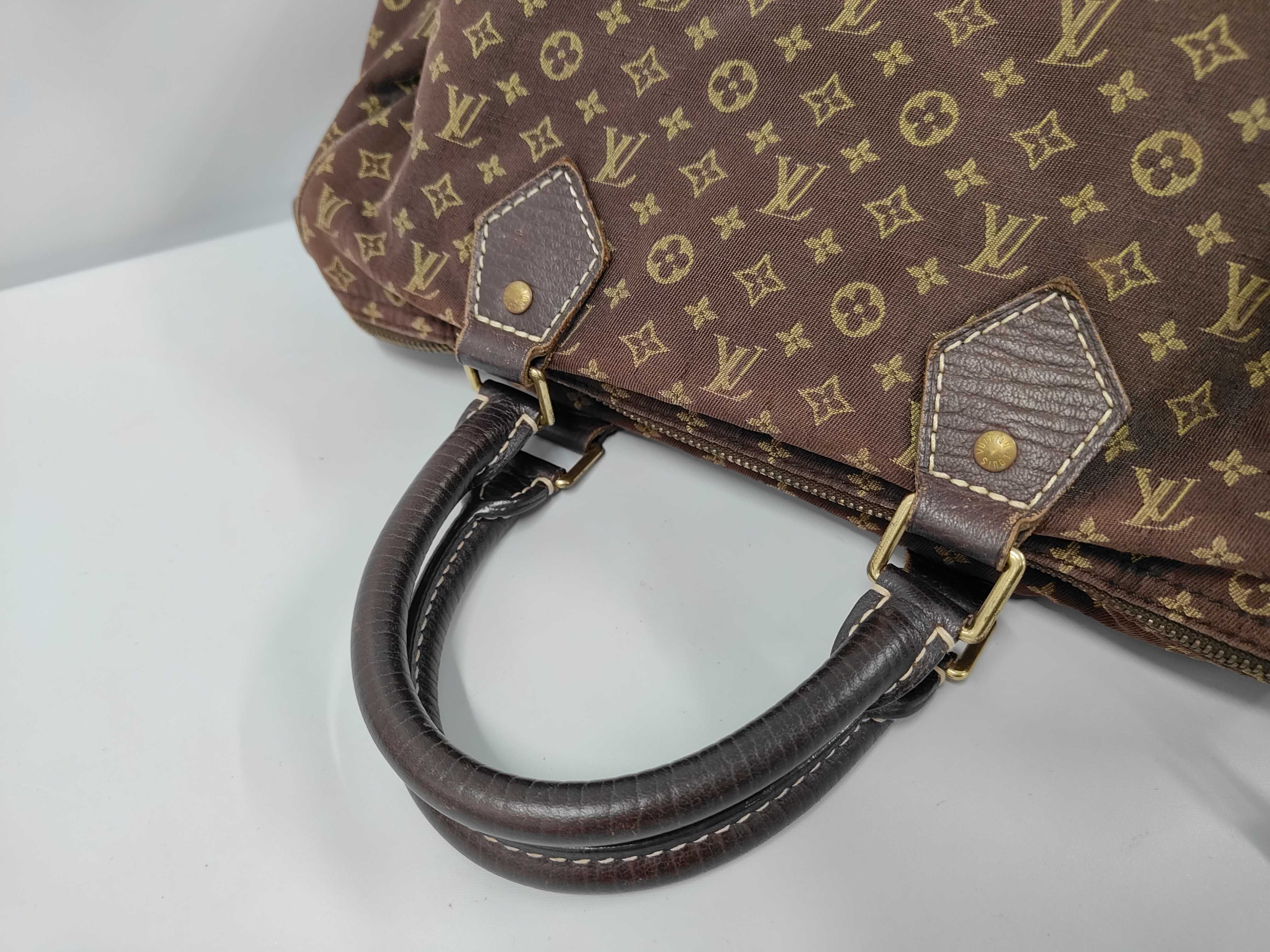 Mini Lin Speedy 30 Monogram Handbag Boston Bag — view 5