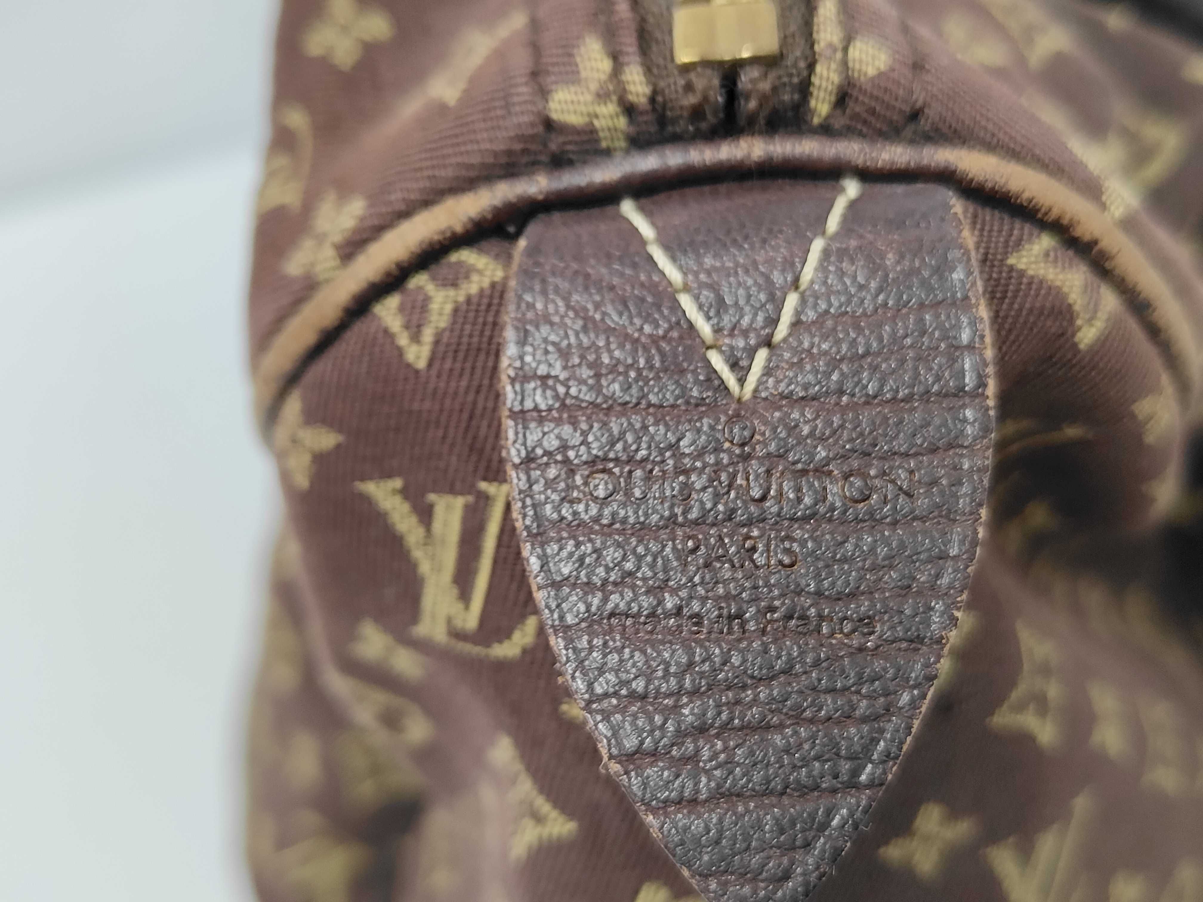 Mini Lin Speedy 30 Monogram Handbag Boston Bag — view 9