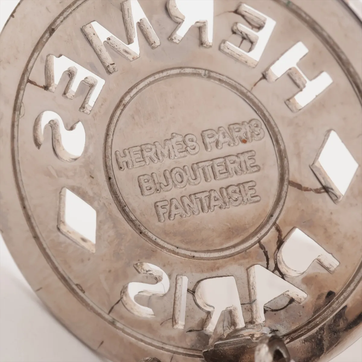 Sellier Earrings (Pair) GP Silver. — view 5