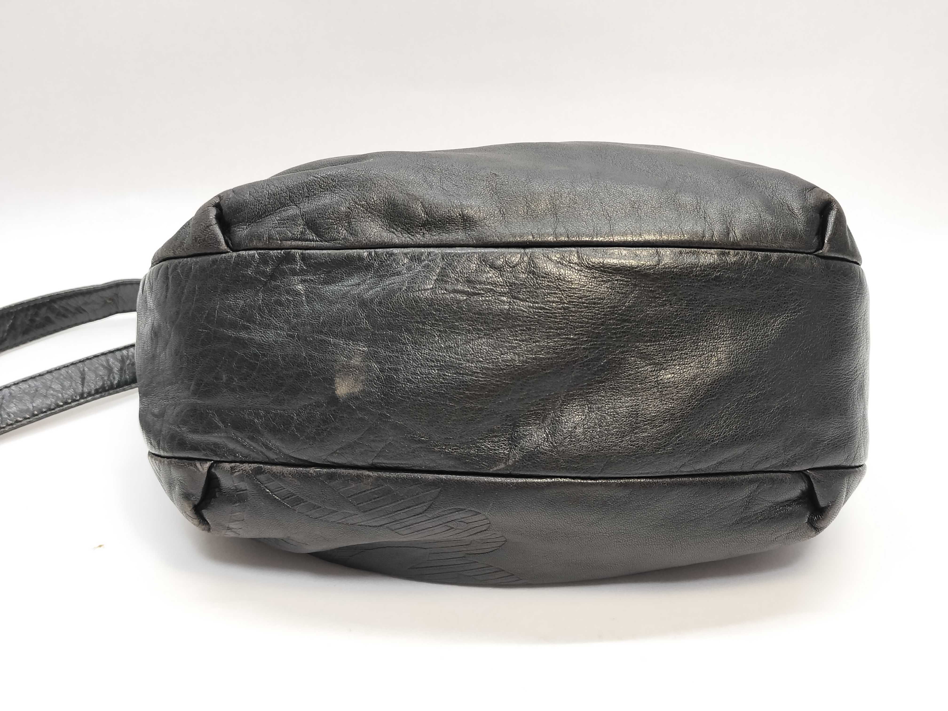 Vintage Leather Shoulder Bag — view 4