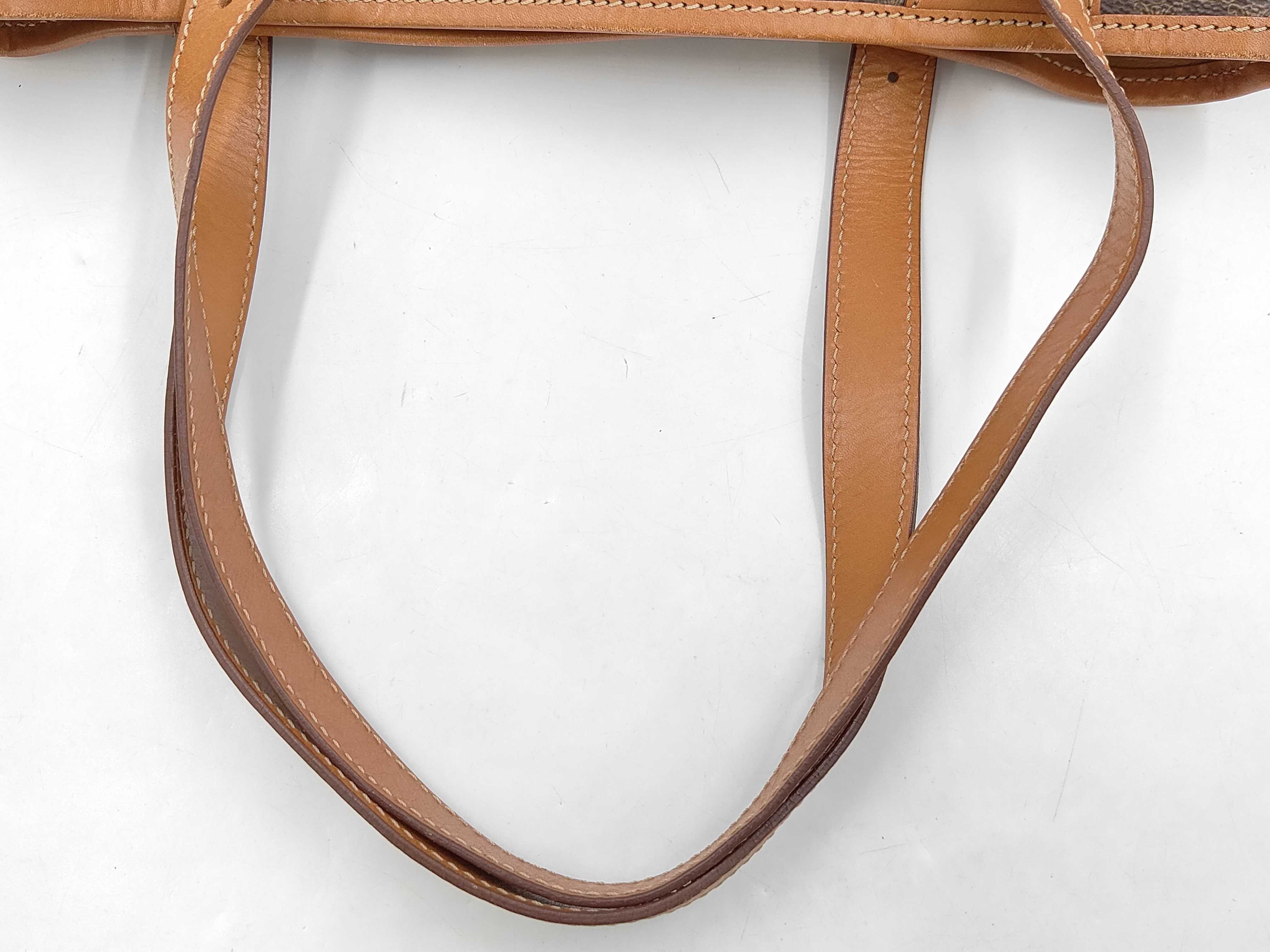 Macadam pattern Triomphe handbag, brown tote bag — view 5