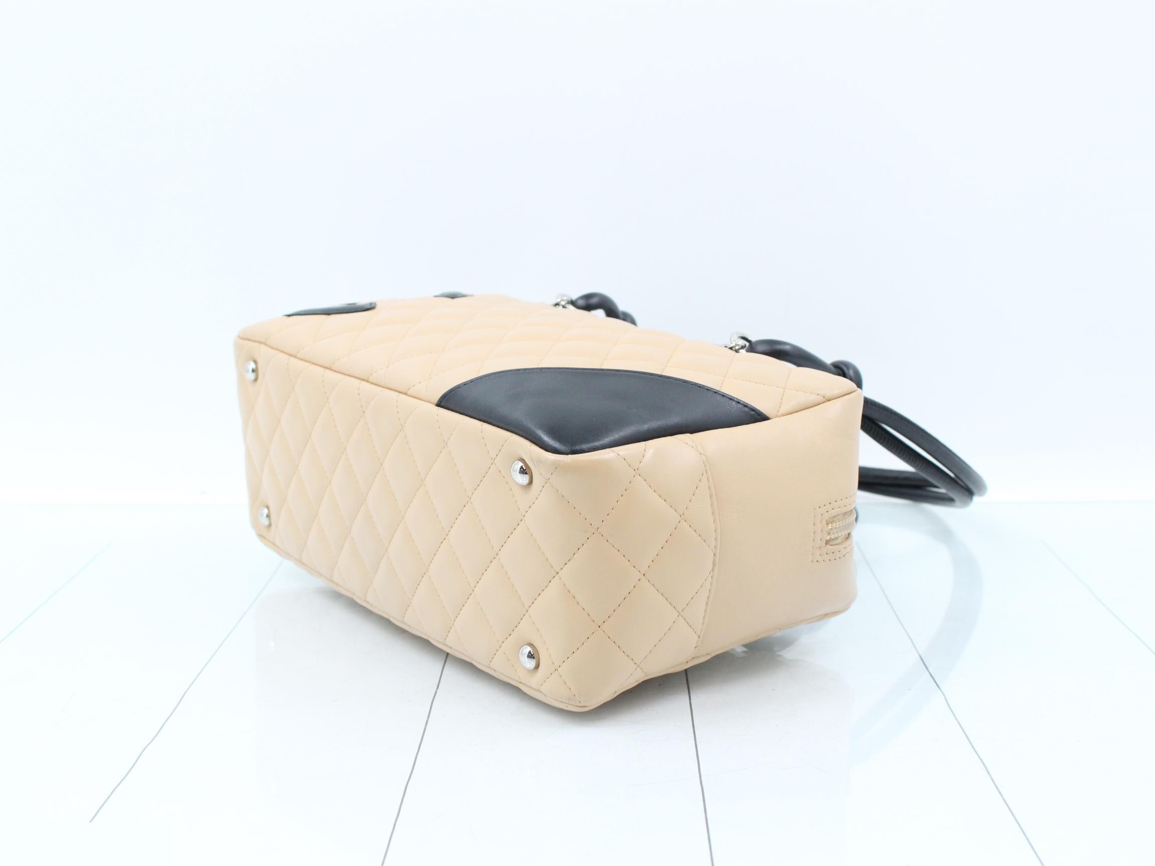 Cambon Line Bowling Bag Leather Handbag — view 6
