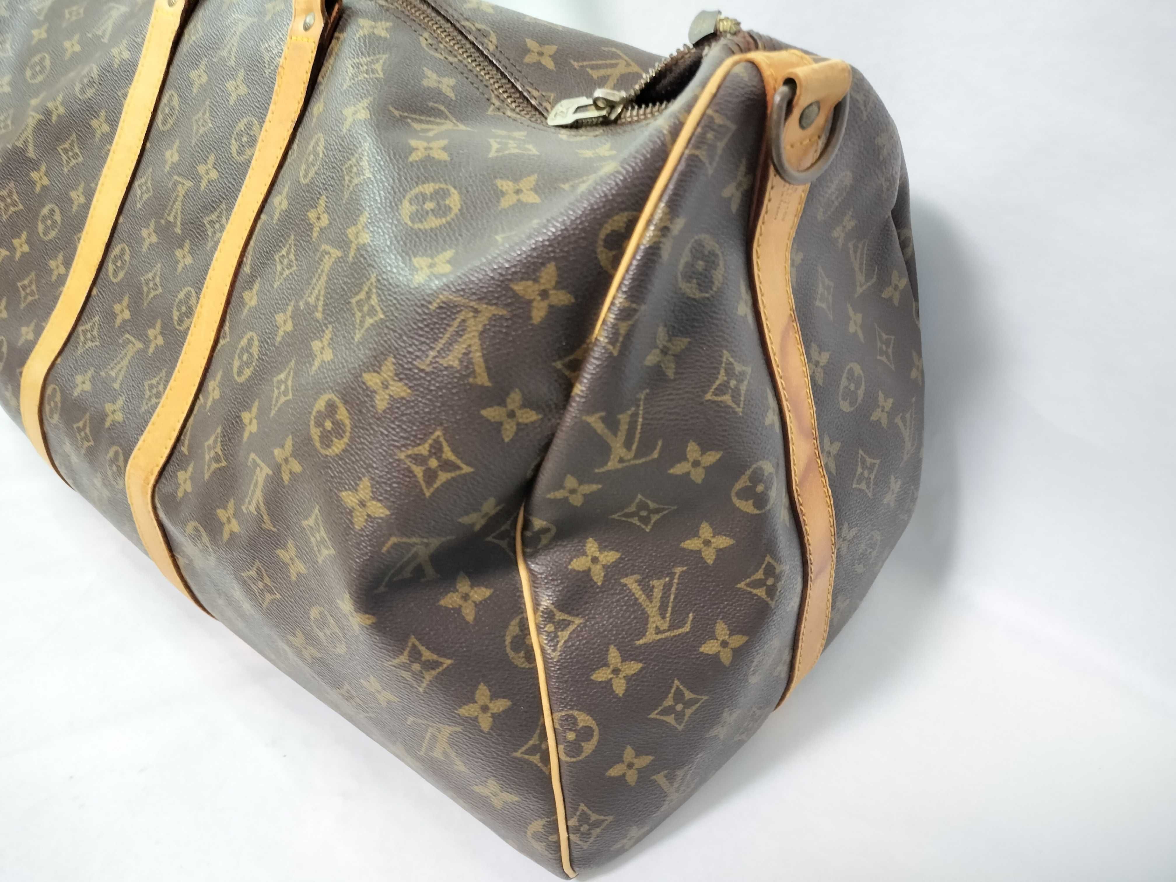 Monogram Louis Vuitton Boston Bag Monogram Keepall 55 Boston Bag — view 3