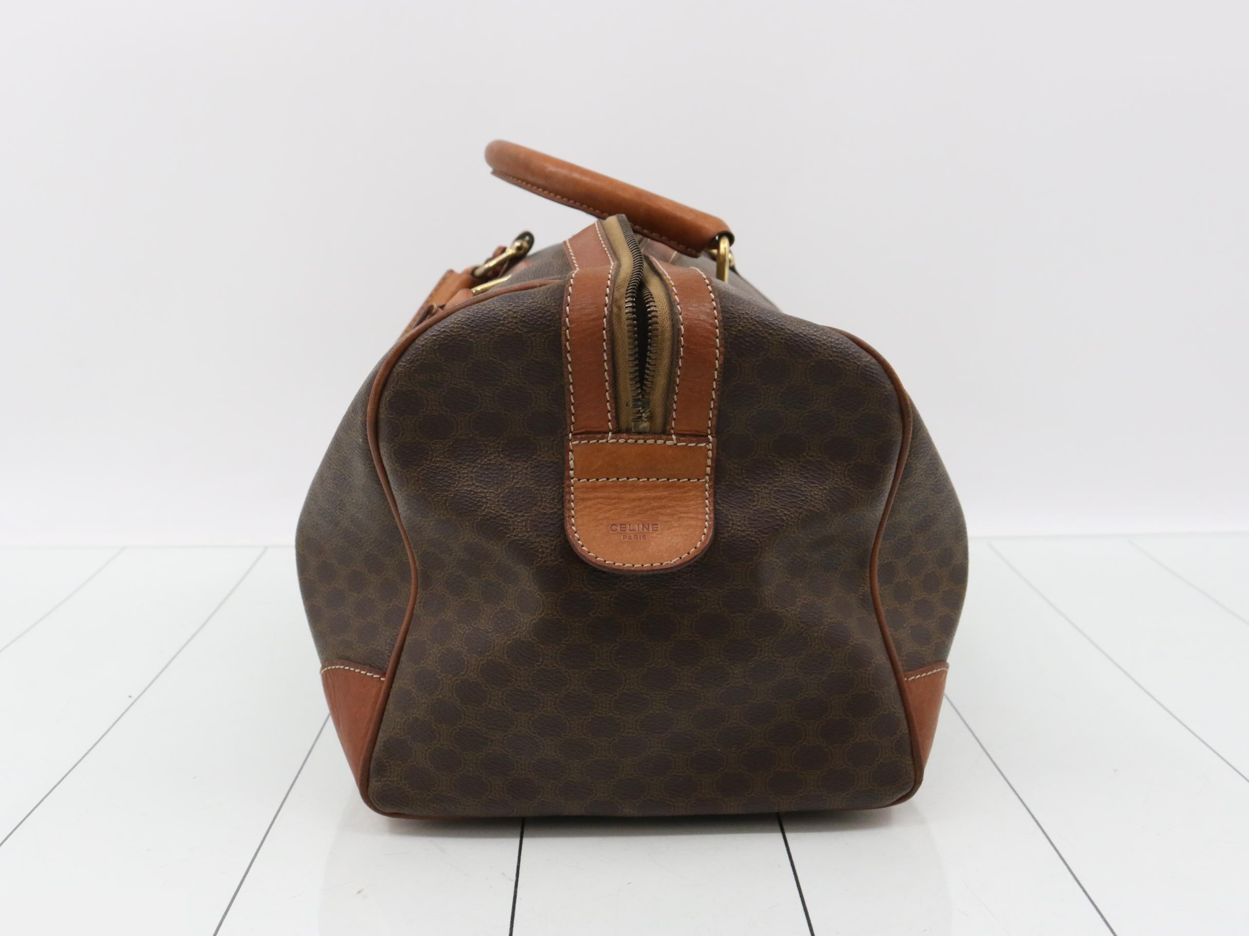 Leather Macadam pattern Boston bag with 2 keys and clochette. — view 3