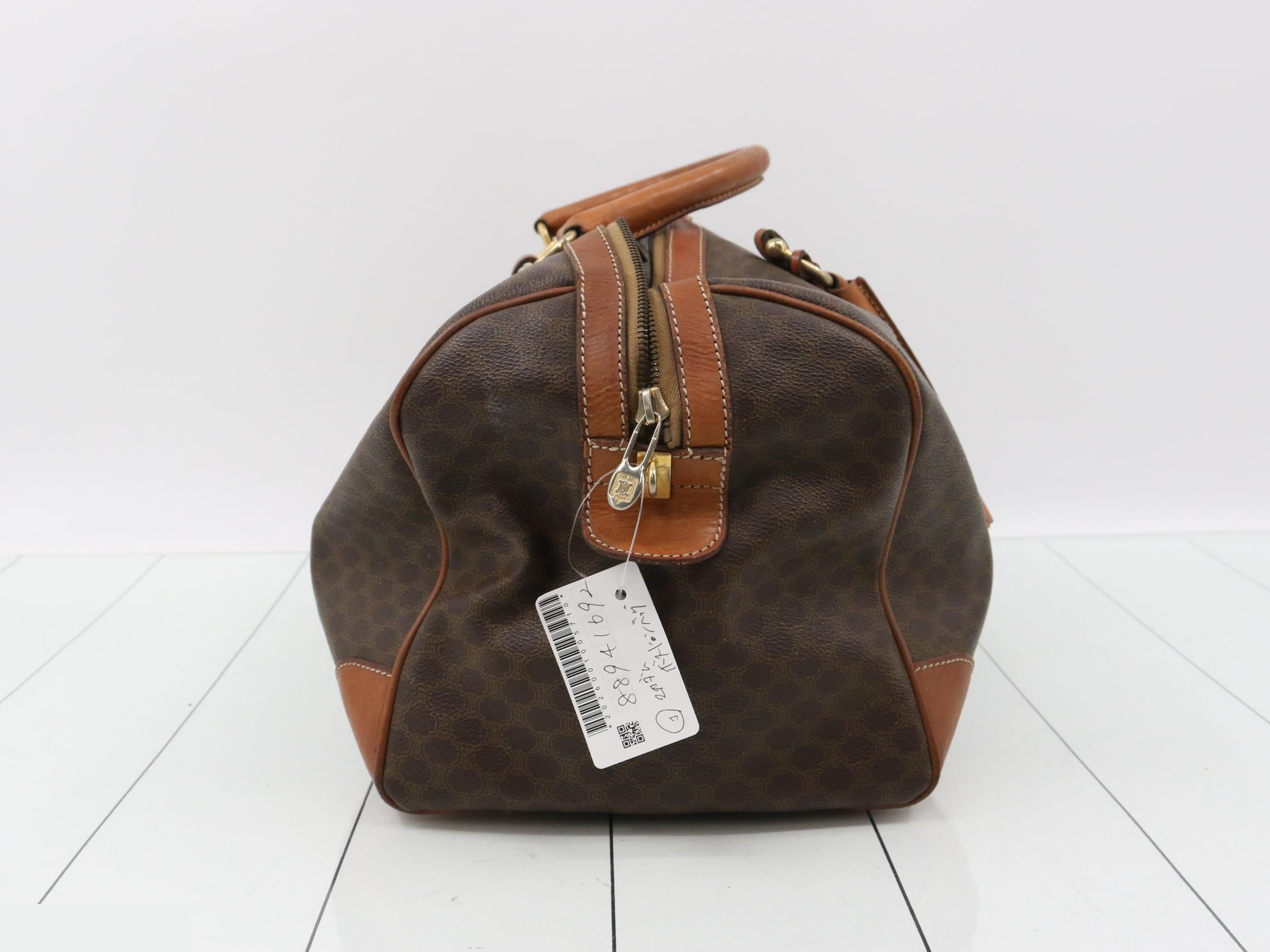 Leather Macadam pattern Boston bag with 2 keys and clochette. — view 4
