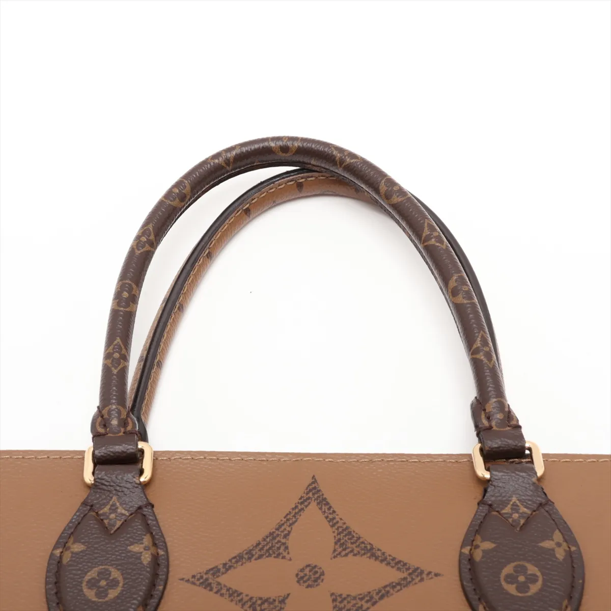 Giant Monogram Reverse OnTheGo GM M45320 TJ4230 Brown (RFID detected) — view 8