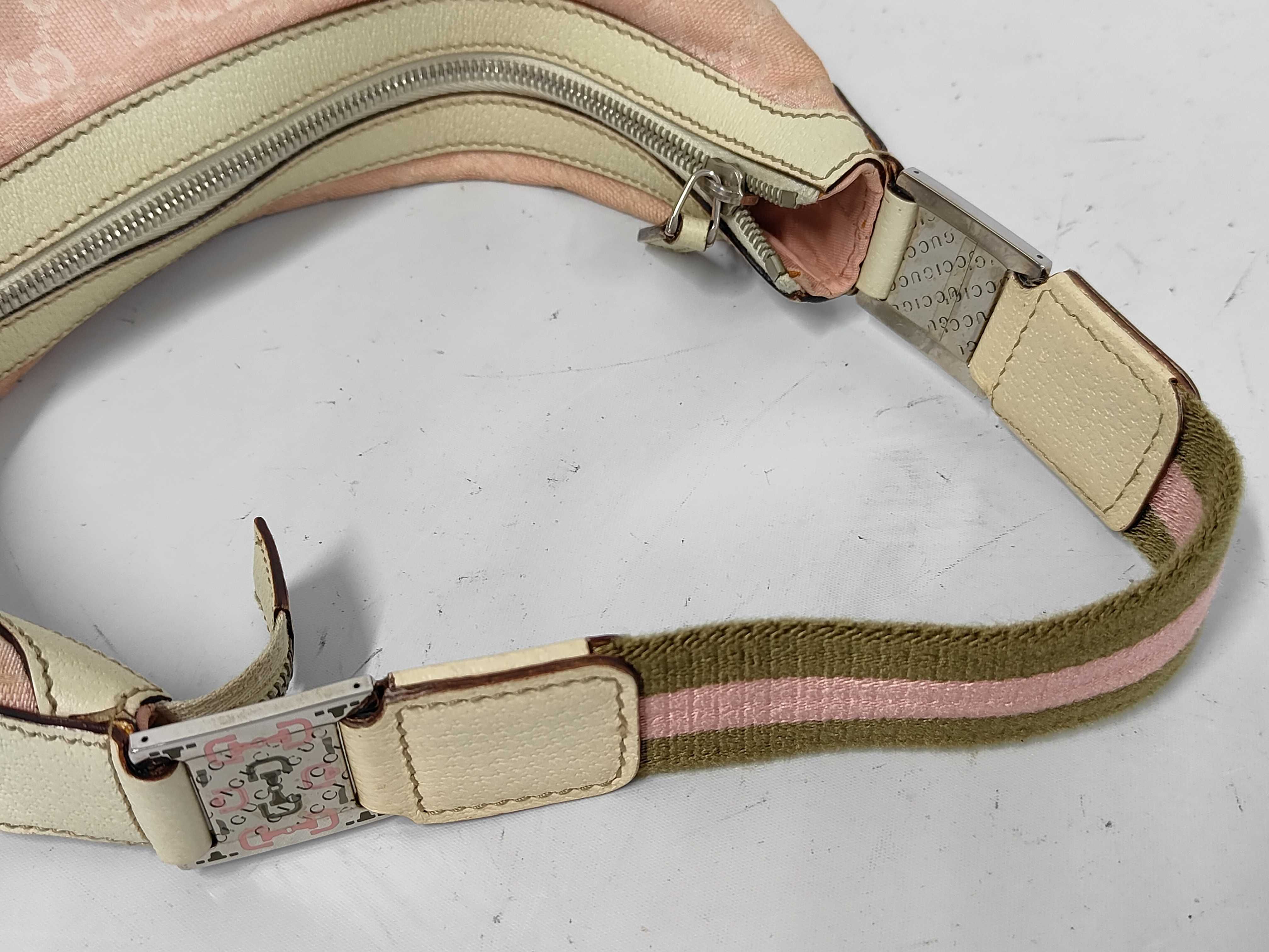 One-Shoulder Bag / GG Canvas / Pink / 002058 — view 3