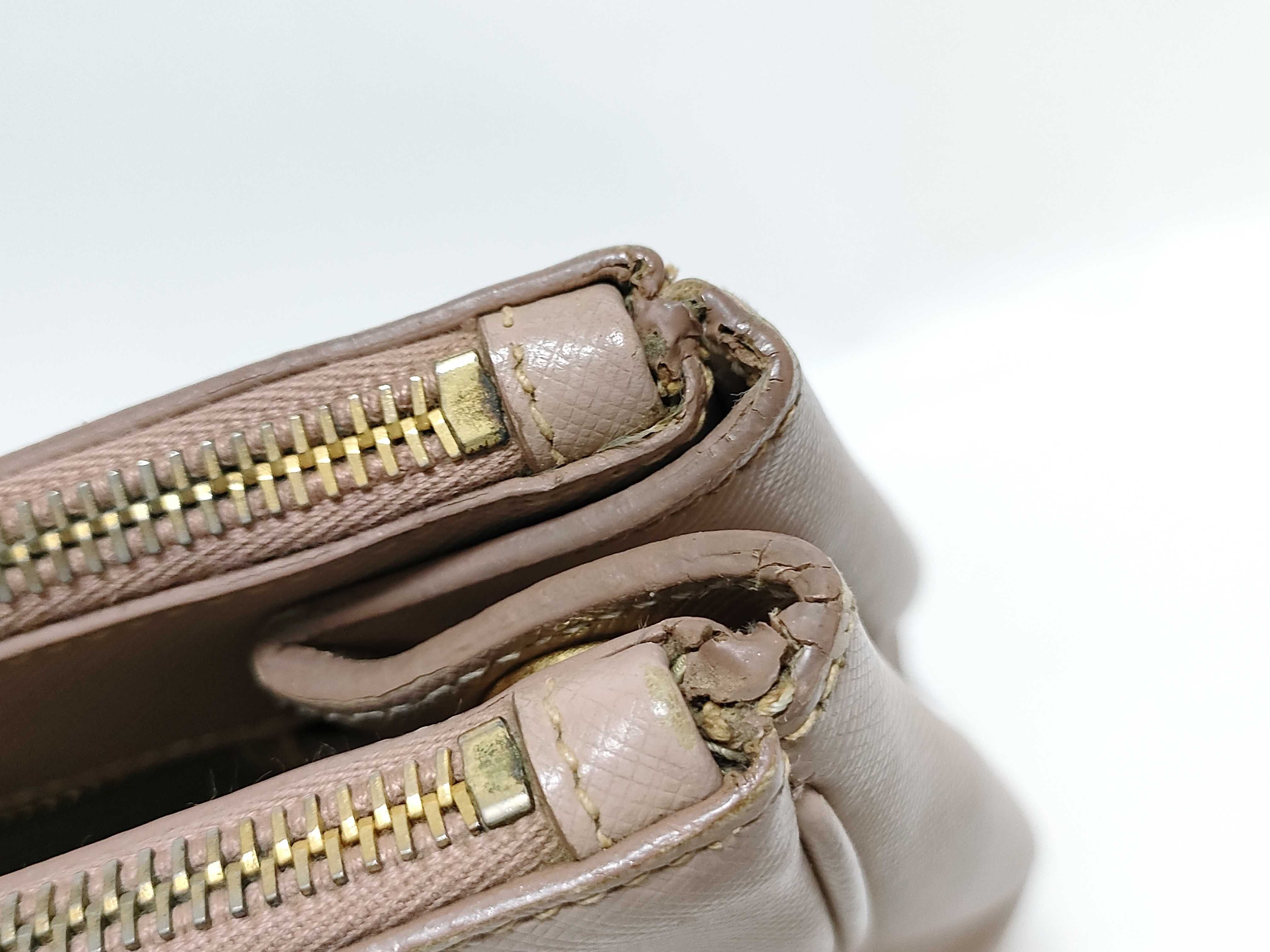 SG- Saffiano Lux Galeria Leather 2-Way Handbag Beige 1BA863 Handbag — view 15
