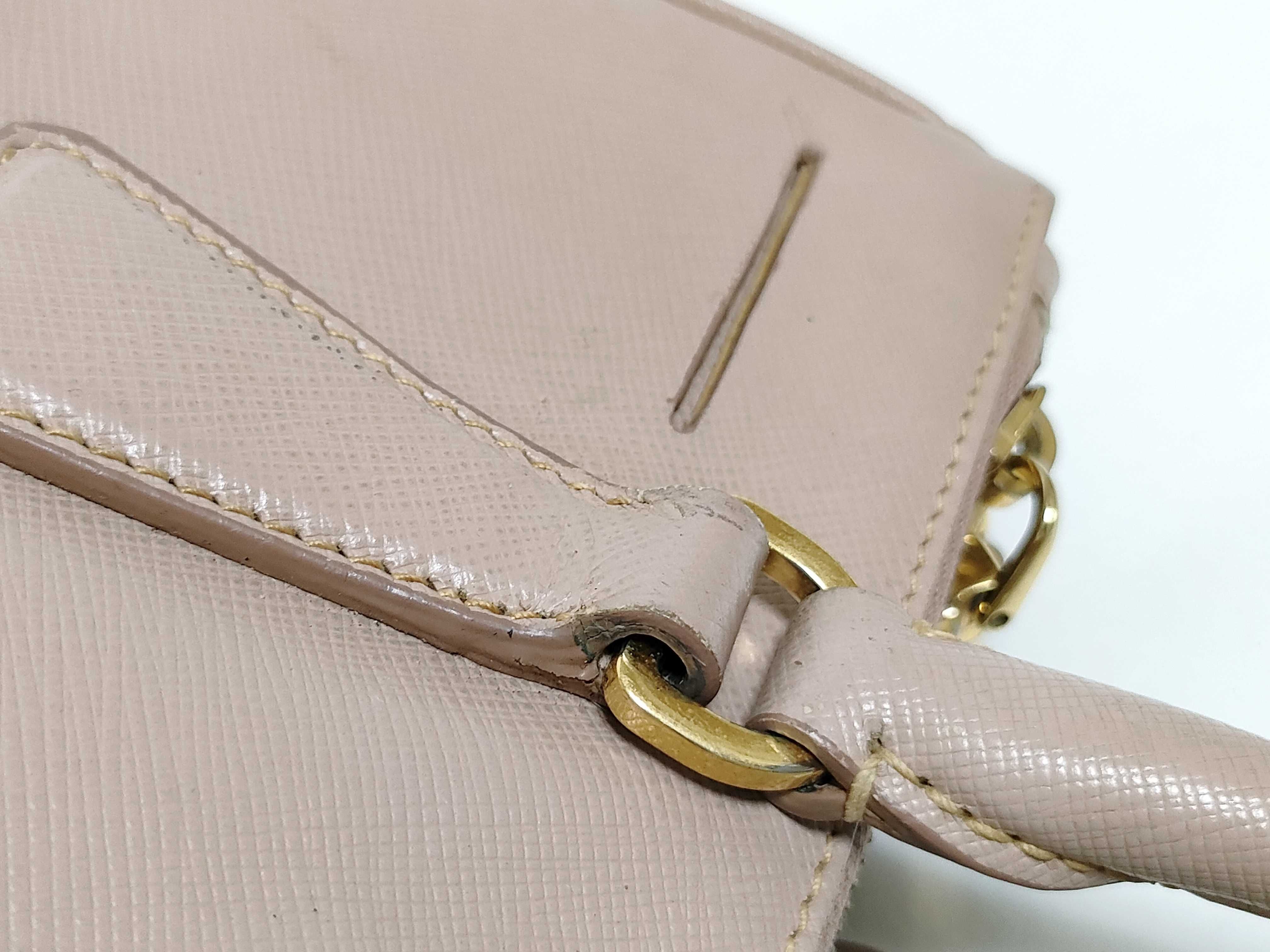 SG- Saffiano Lux Galeria Leather 2-Way Handbag Beige 1BA863 Handbag — view 5