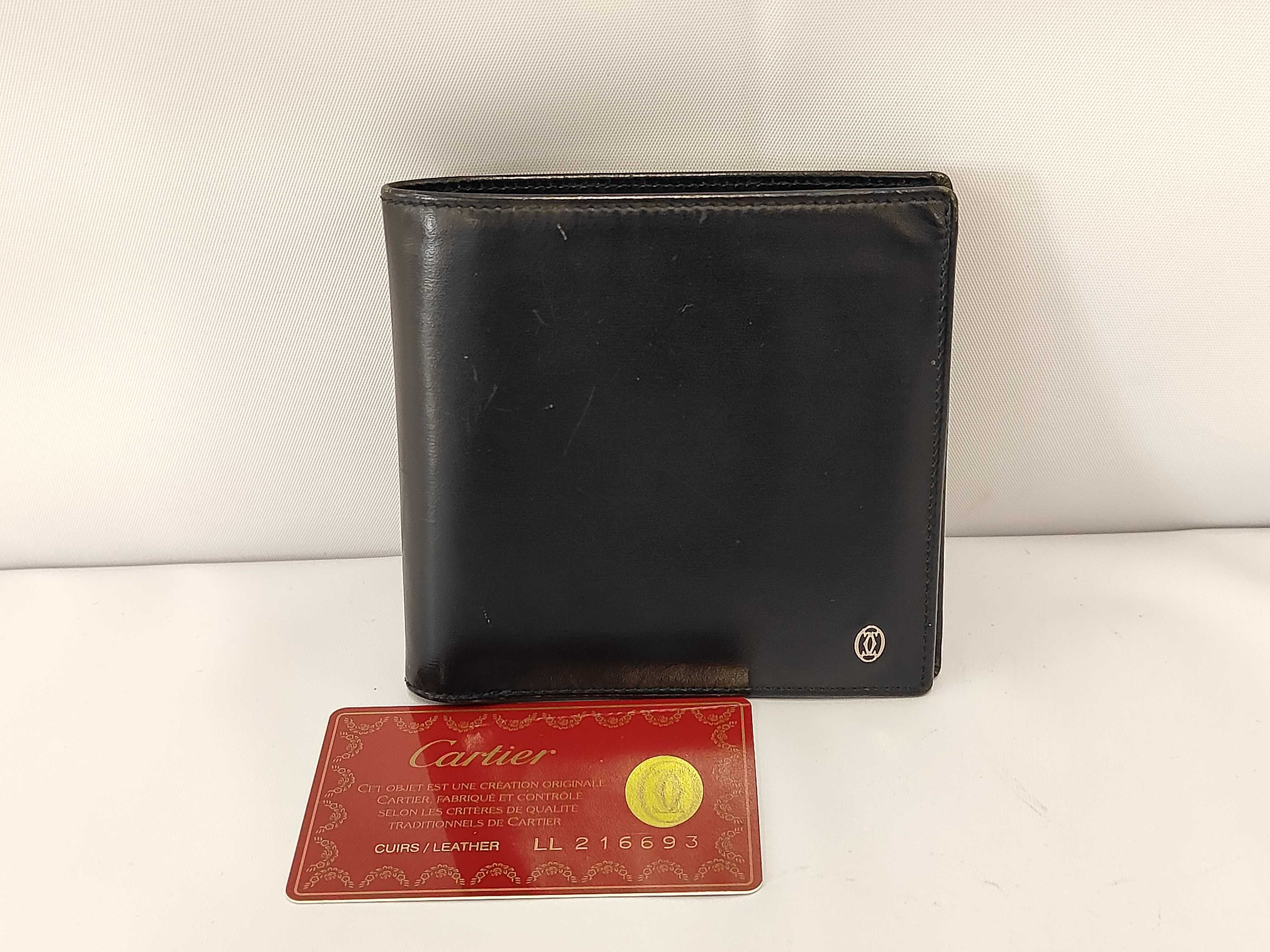 Pasha de Cartier Bi-fold Wallet Leather Wallet