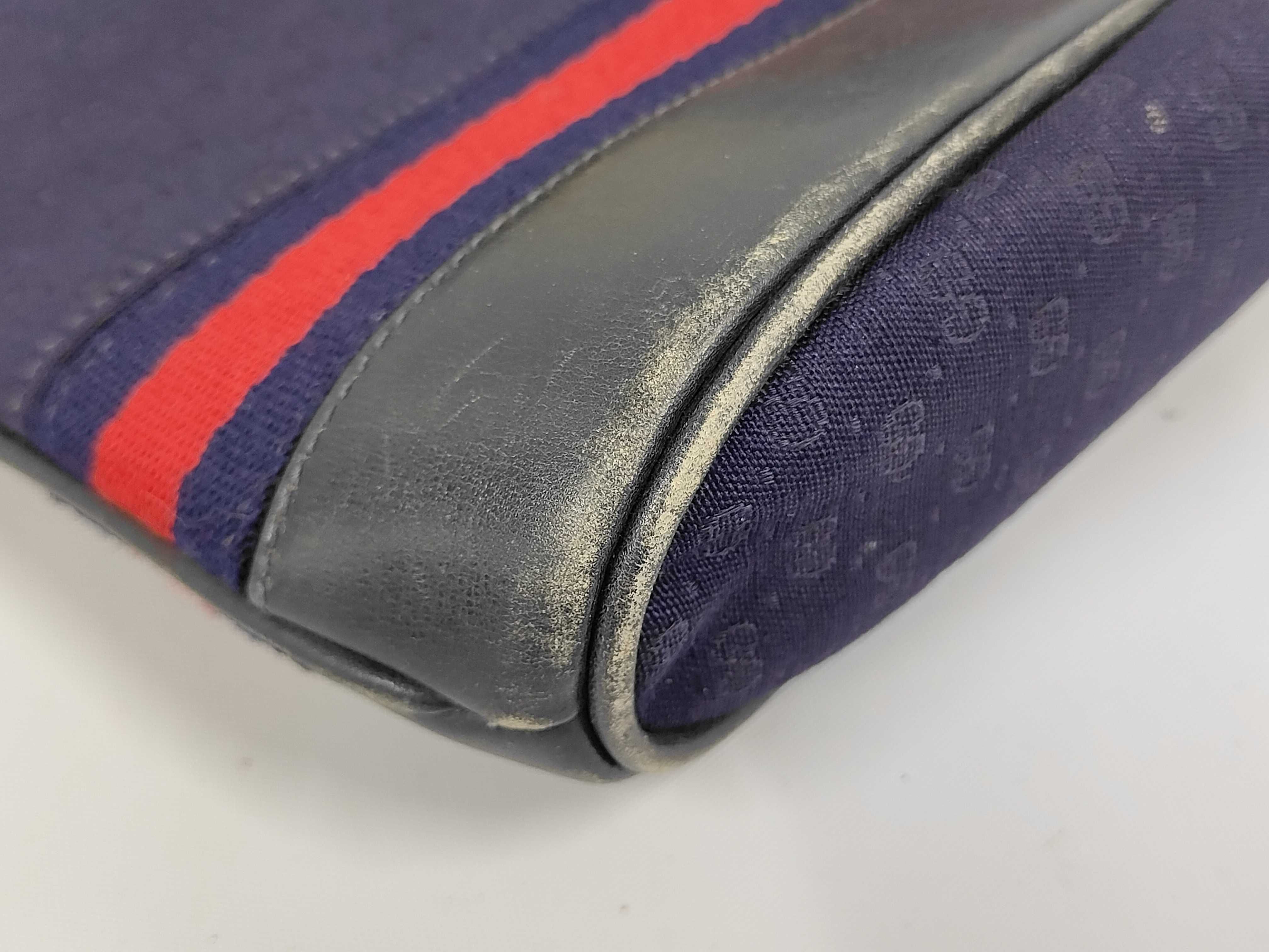 Shoulder Bag, Canvas, Navy — view 4
