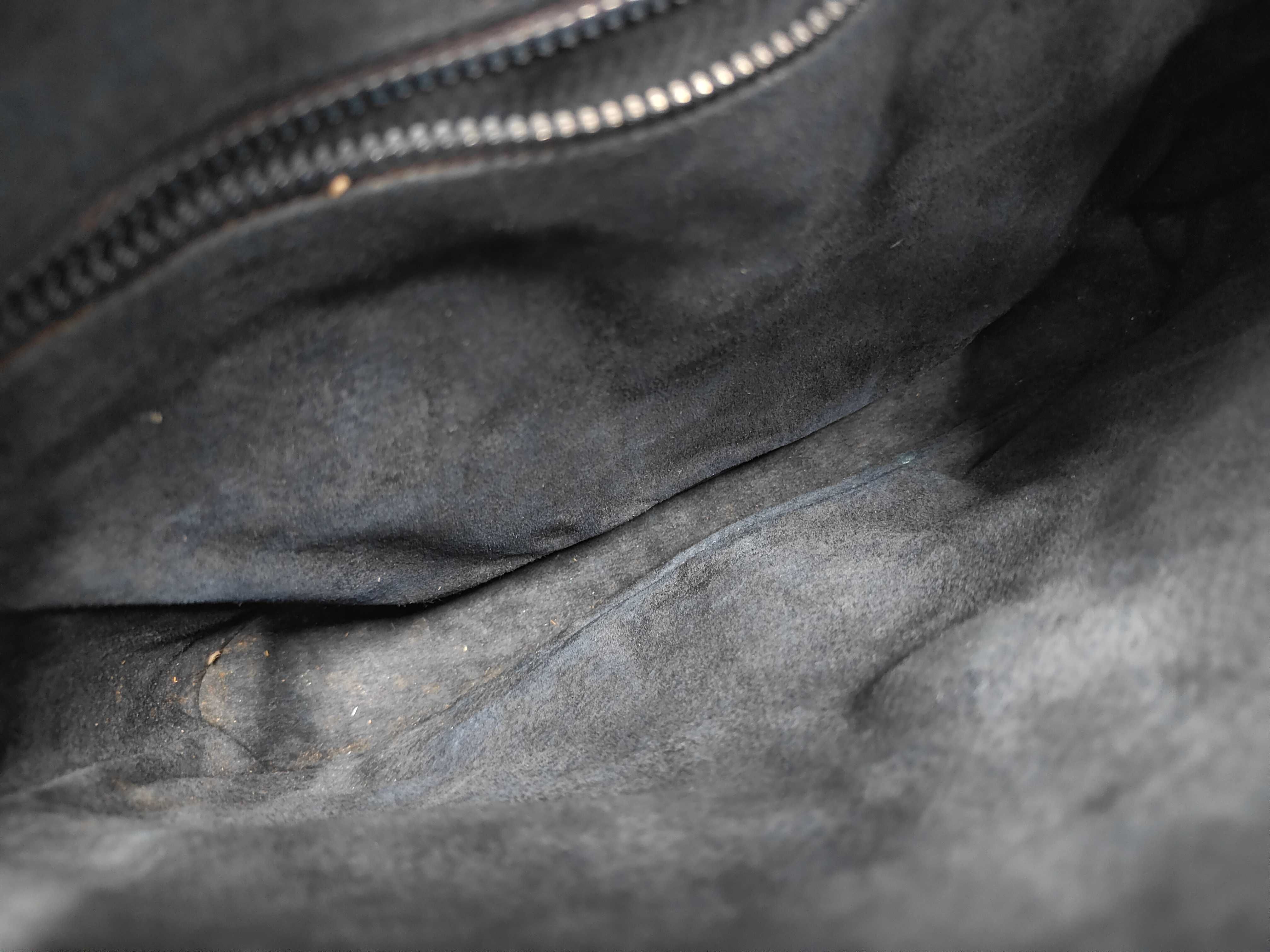 Shoulder Bag, Canvas, Navy — view 10
