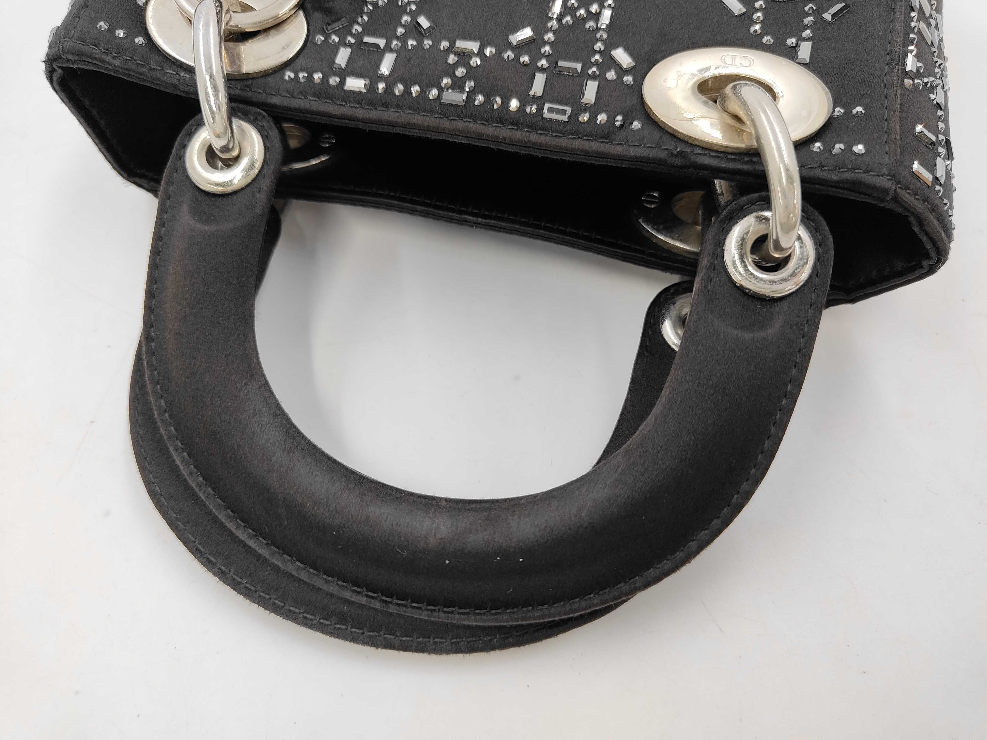 Lady Dior Satin Handbag — view 5
