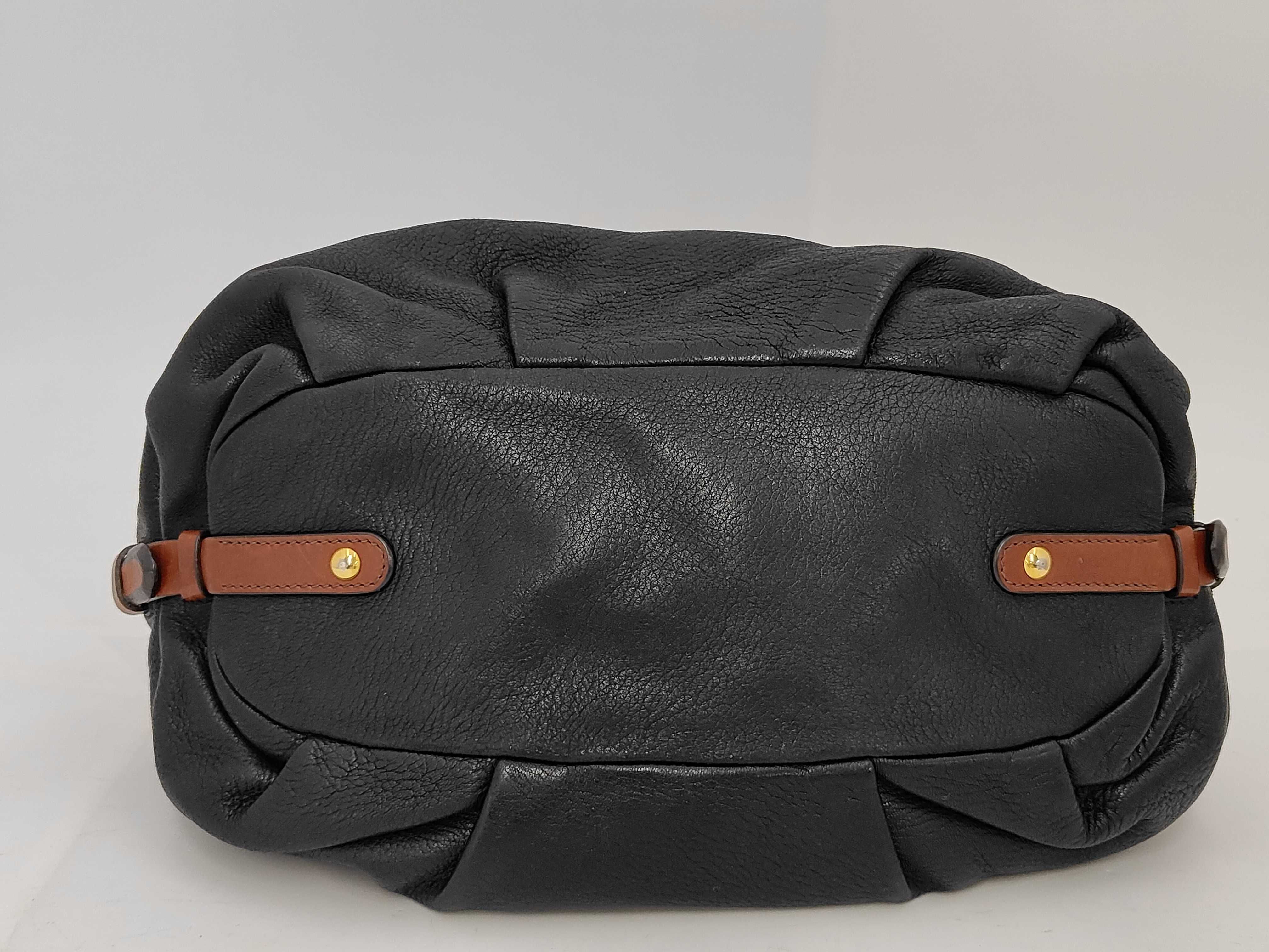 Soft Calf Leather Shirring Shoulder Bag — view 4