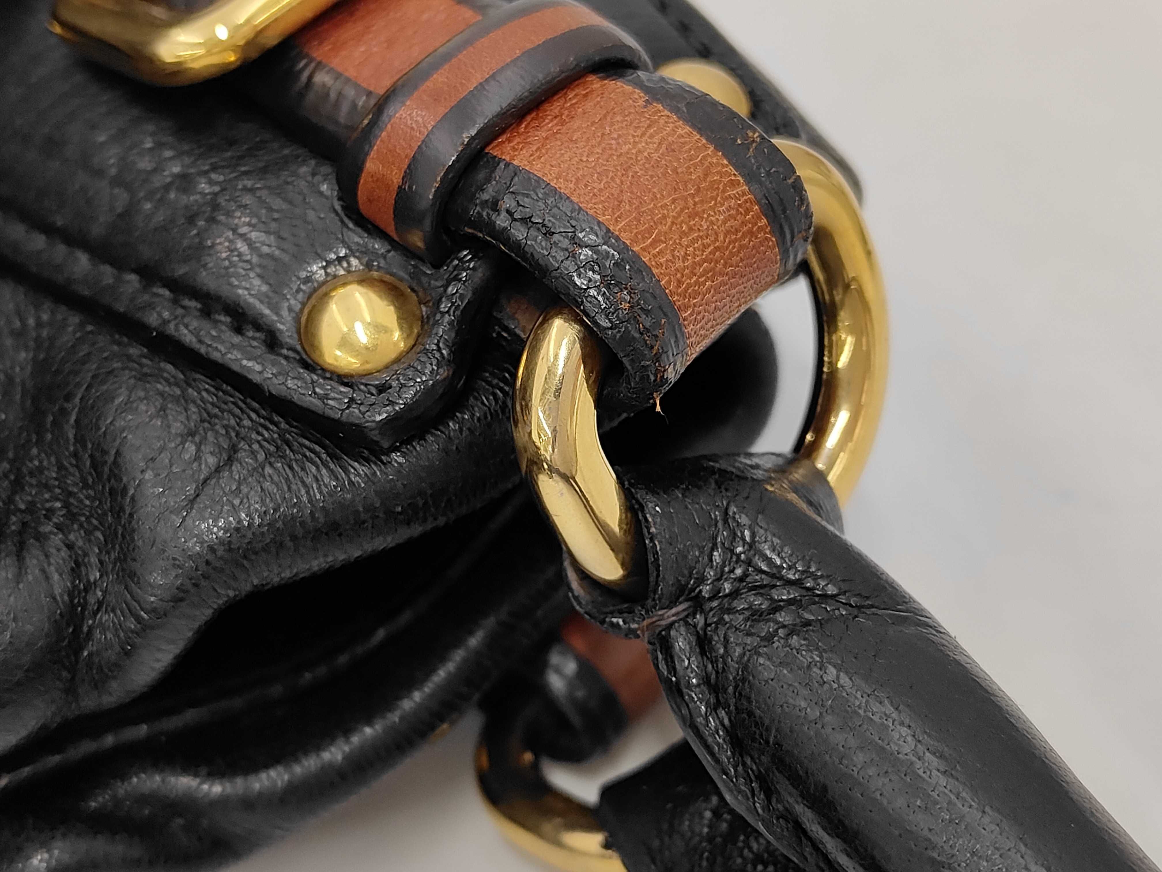 Soft Calf Leather Shirring Shoulder Bag — view 7