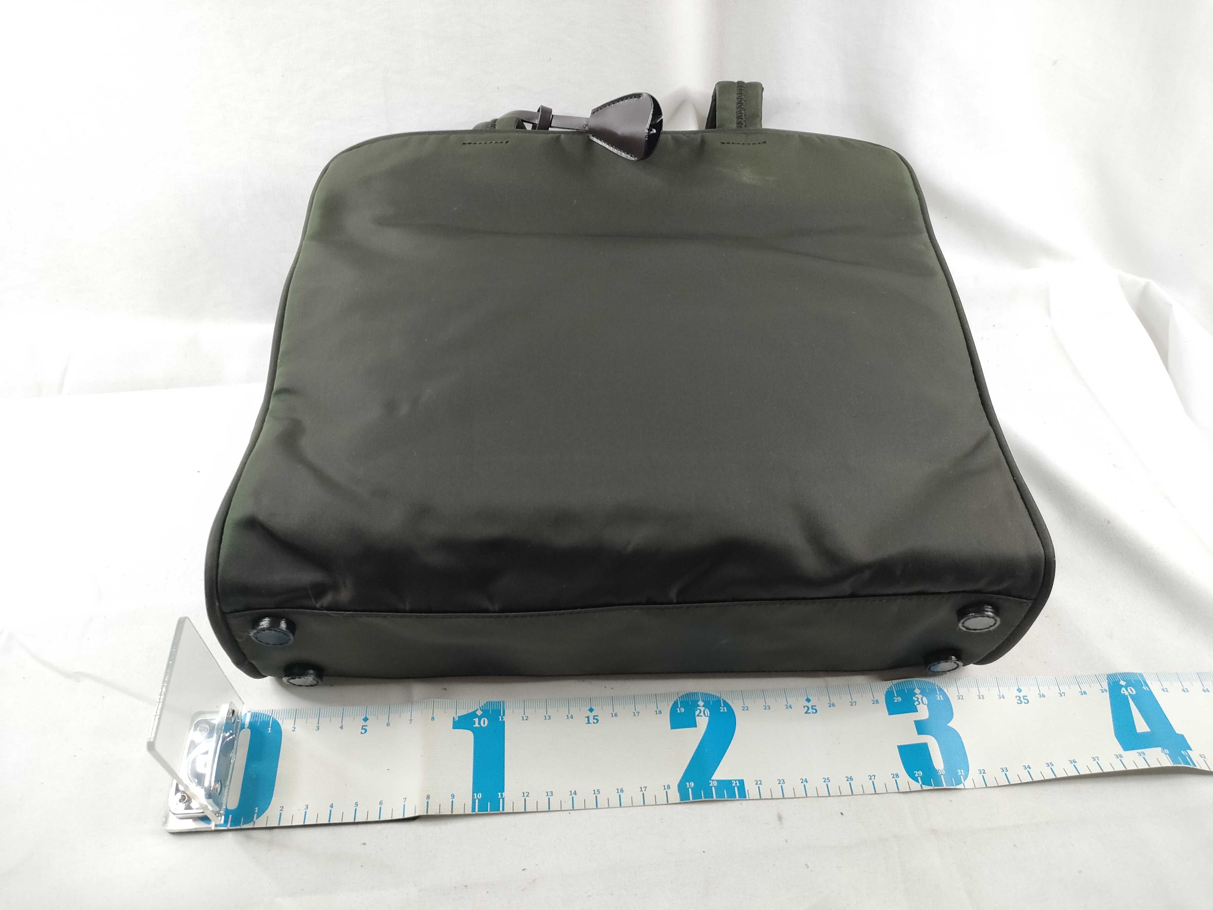 Nylon Briefcase, Khaki Shoulder Bag — view 2