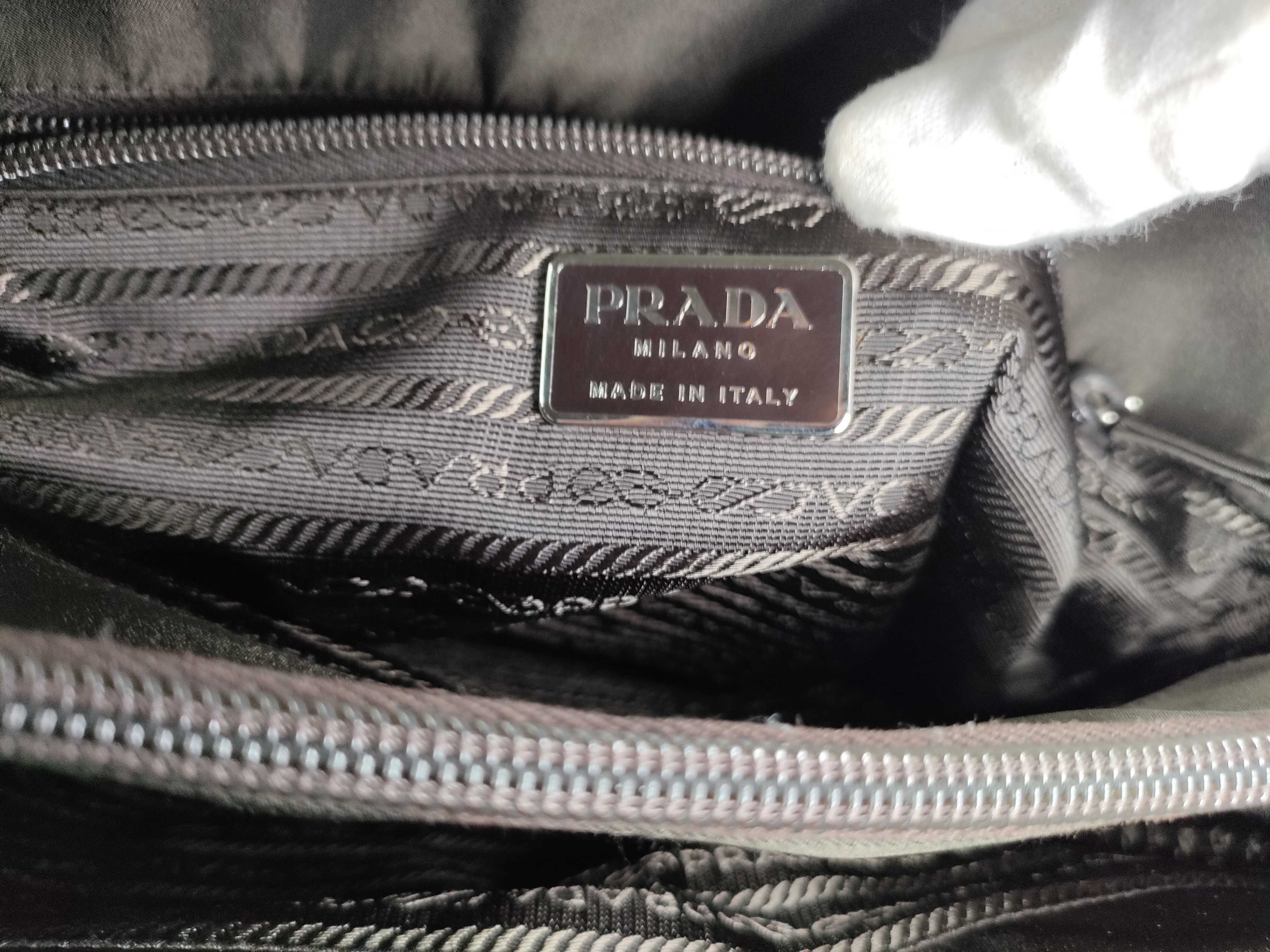Nylon Briefcase, Khaki Shoulder Bag — view 12