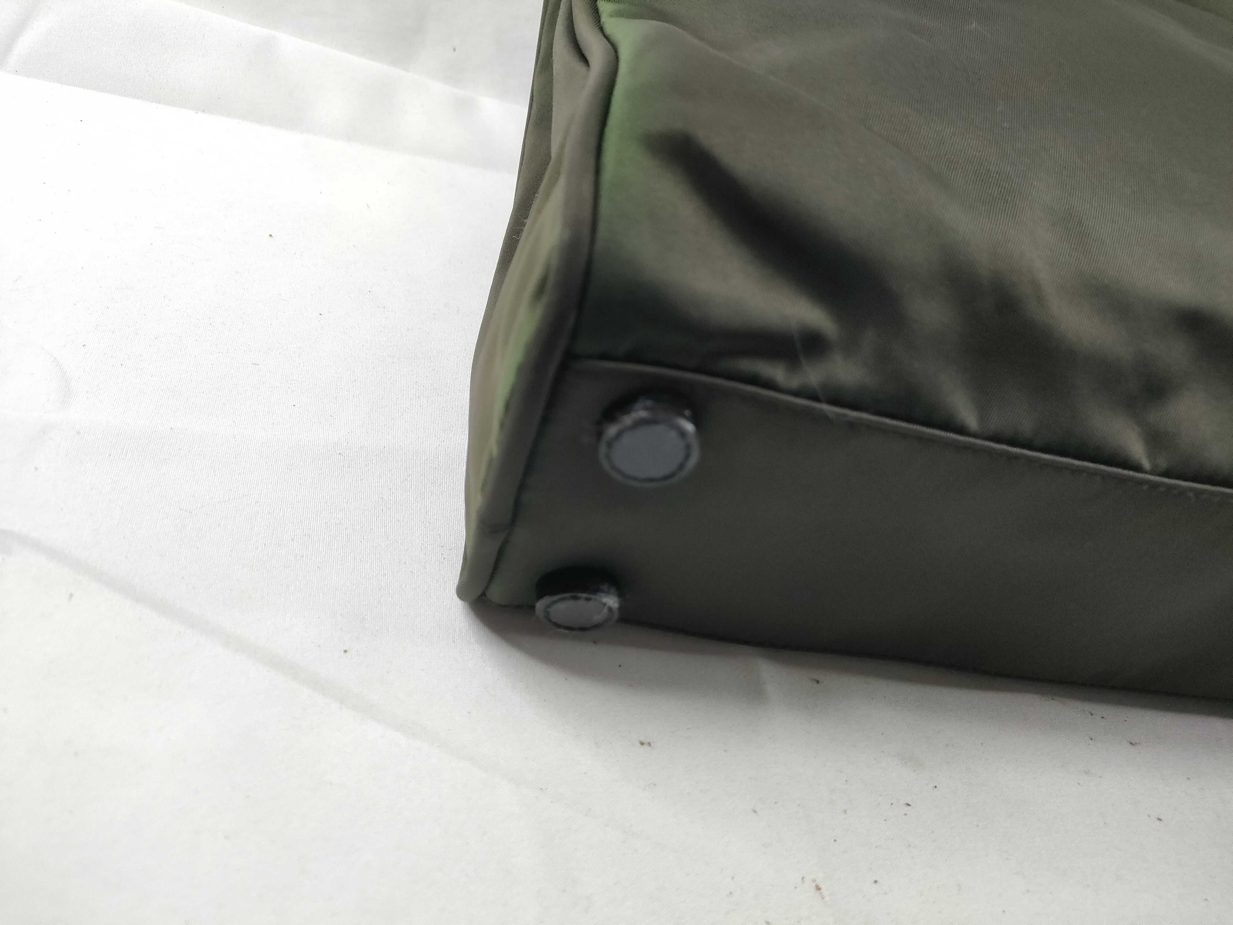 Nylon Briefcase, Khaki Shoulder Bag — view 3