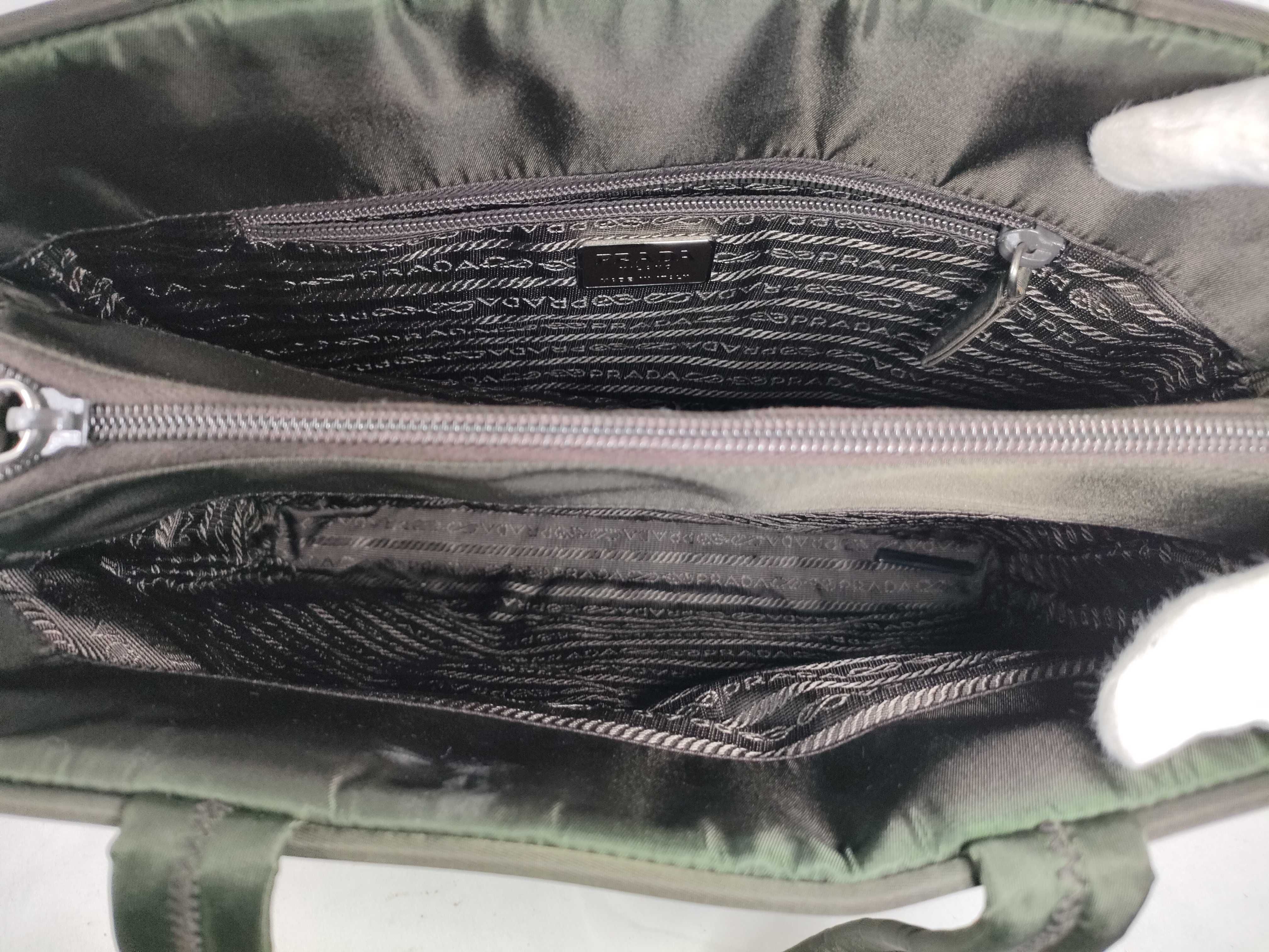 Nylon Briefcase, Khaki Shoulder Bag — view 9