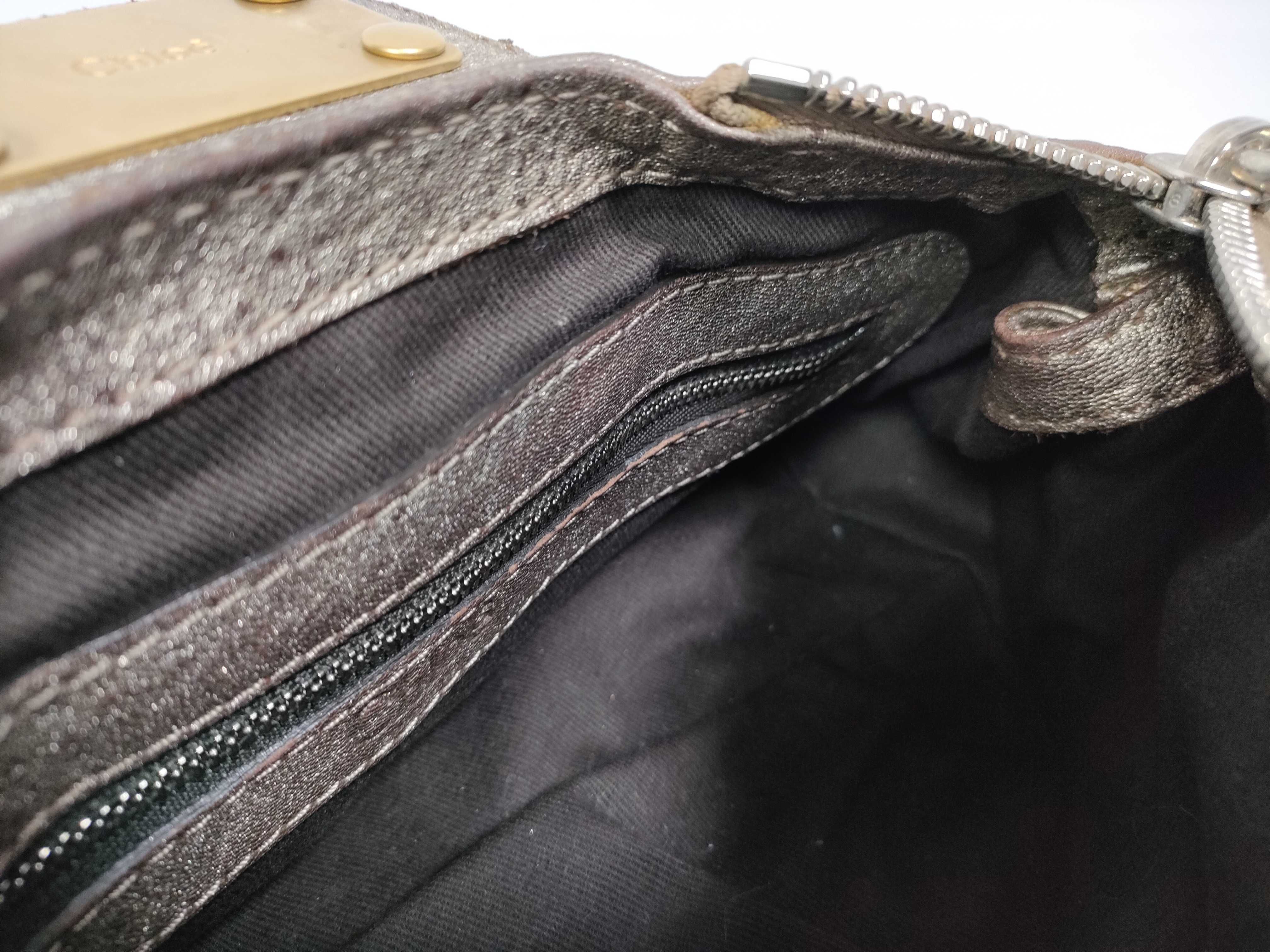 Mini Paddington Handbag, Silver — view 13