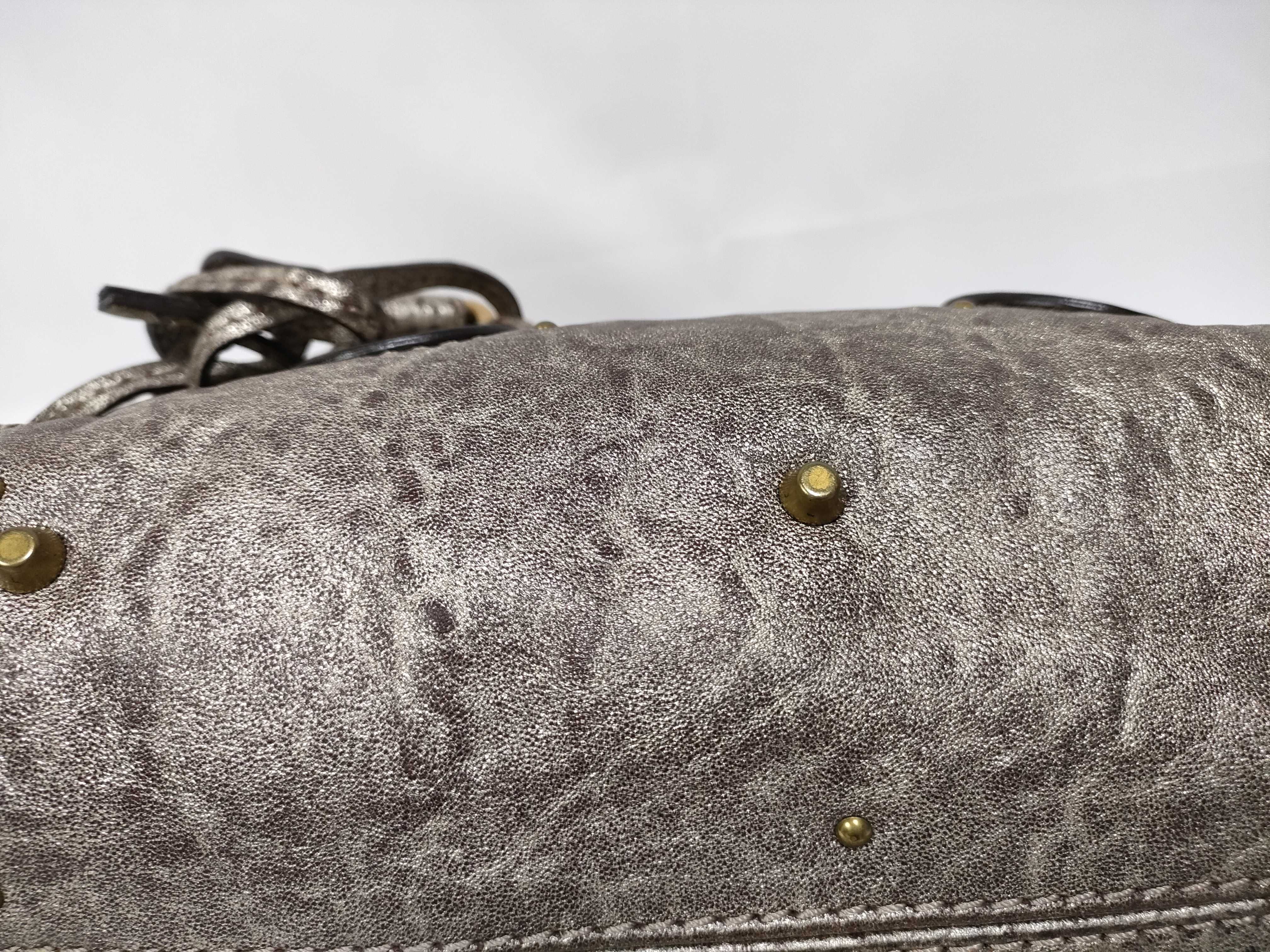 Mini Paddington Handbag, Silver — view 4