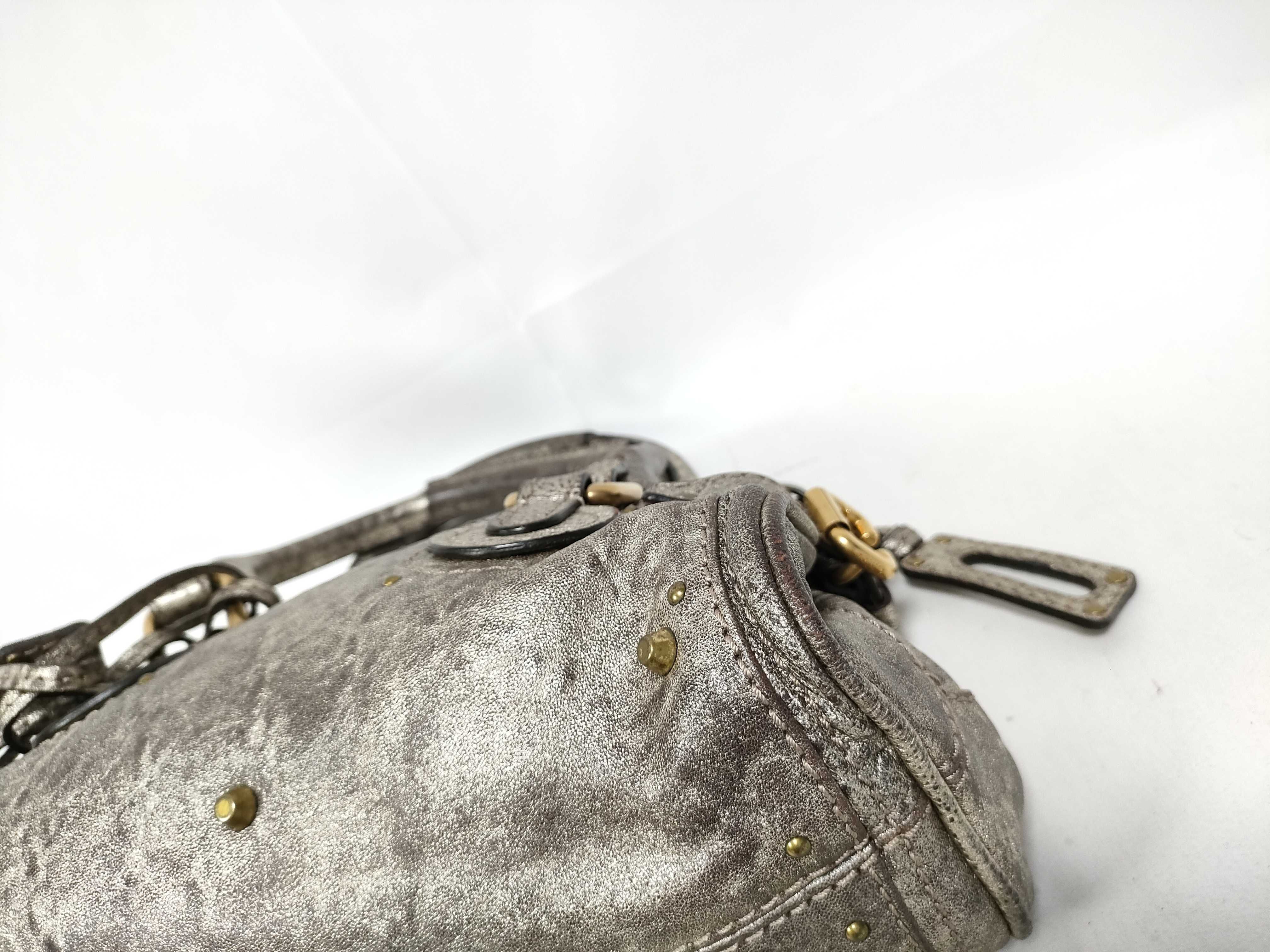 Mini Paddington Handbag, Silver — view 5