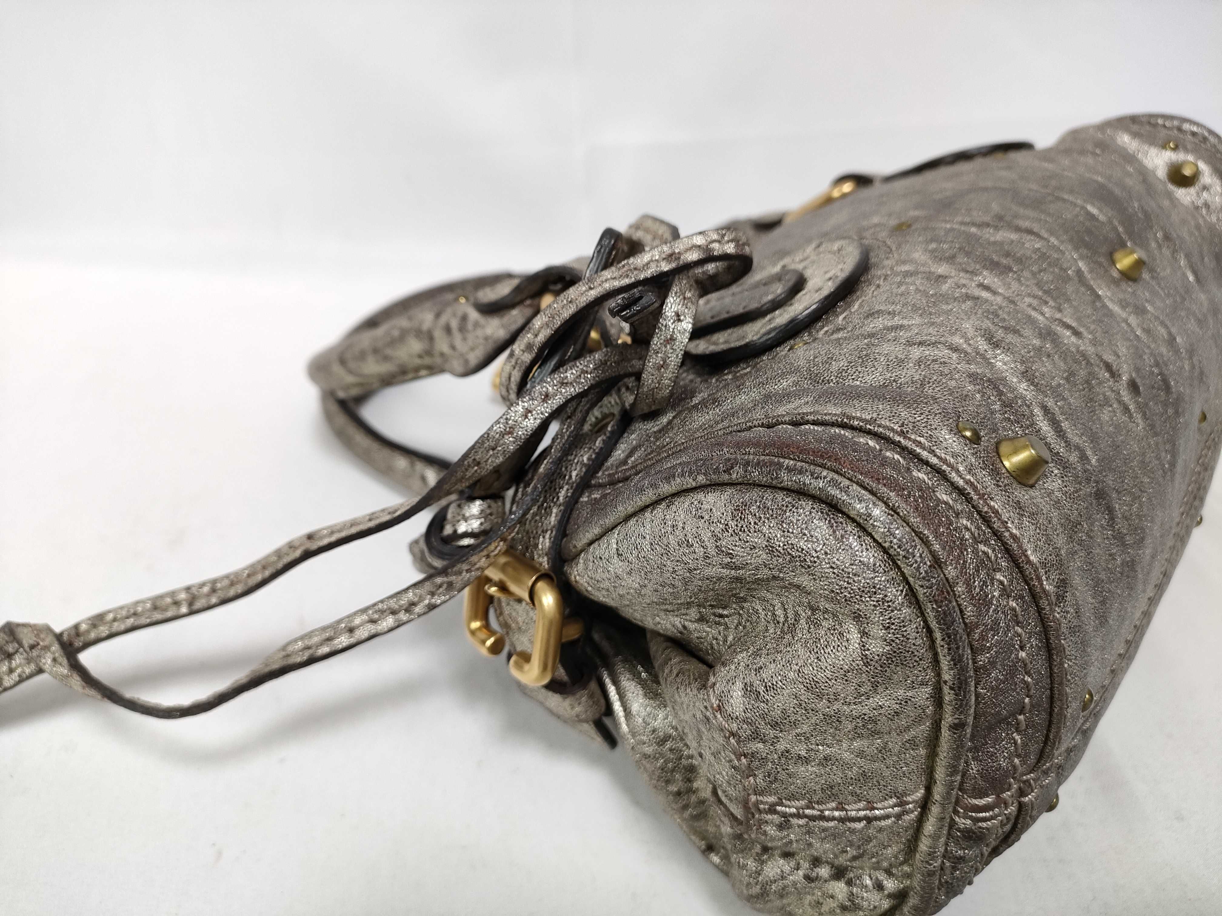 Mini Paddington Handbag, Silver — view 6