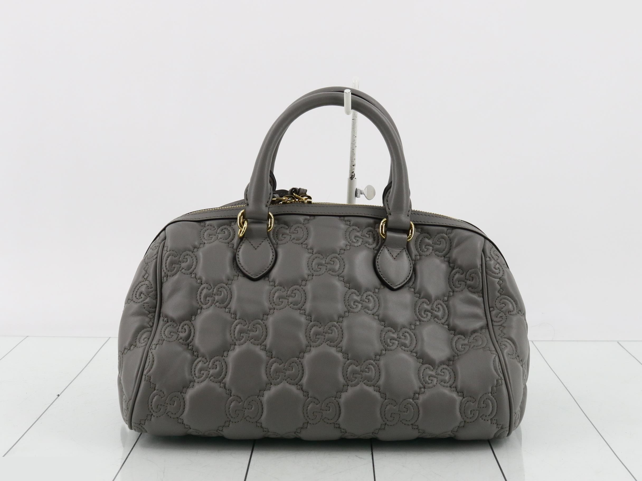 702242 Boston bag, gray — view 2