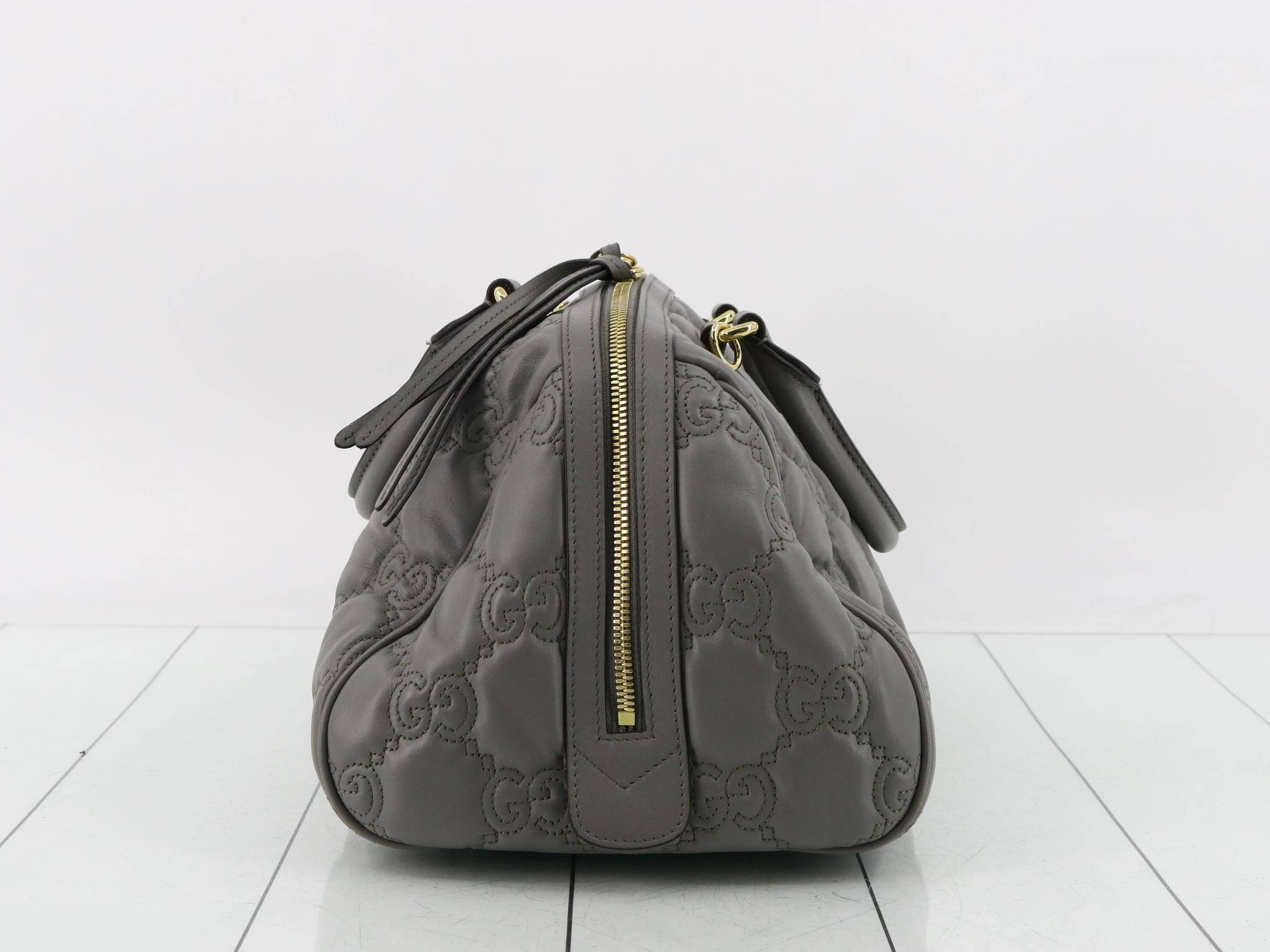 702242 Boston bag, gray — view 3
