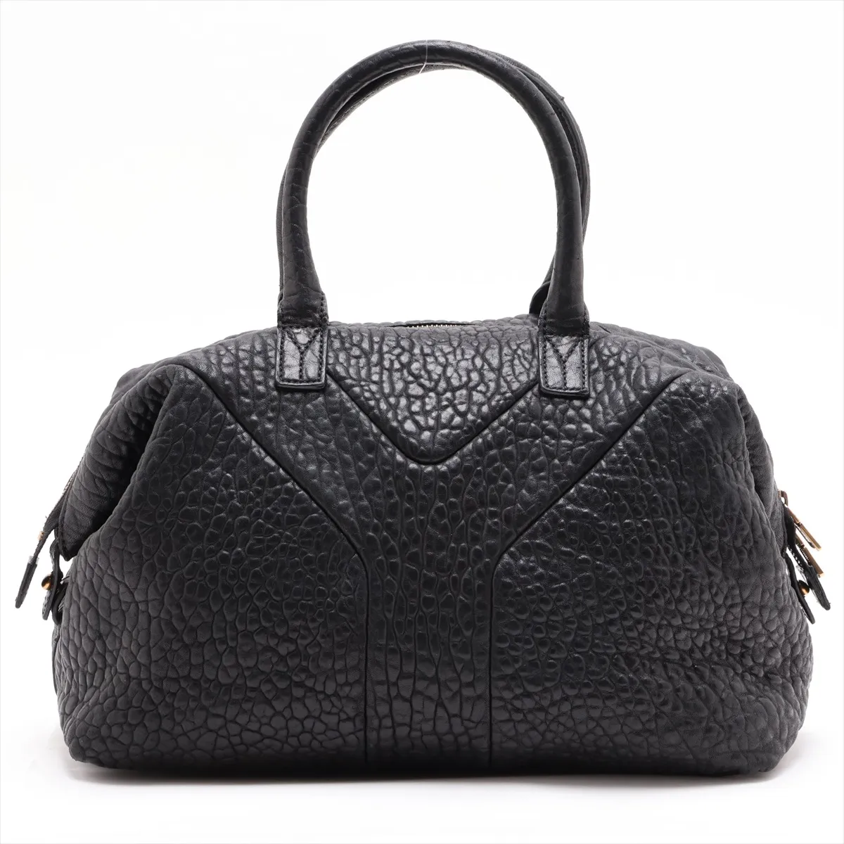 Easy Leather Handbag, Black, 279077 — view 2
