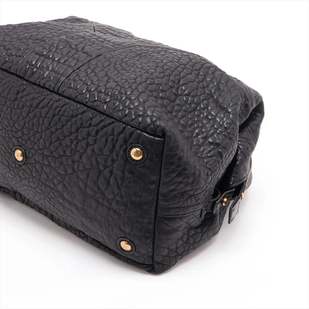 Easy Leather Handbag, Black, 279077 — view 3