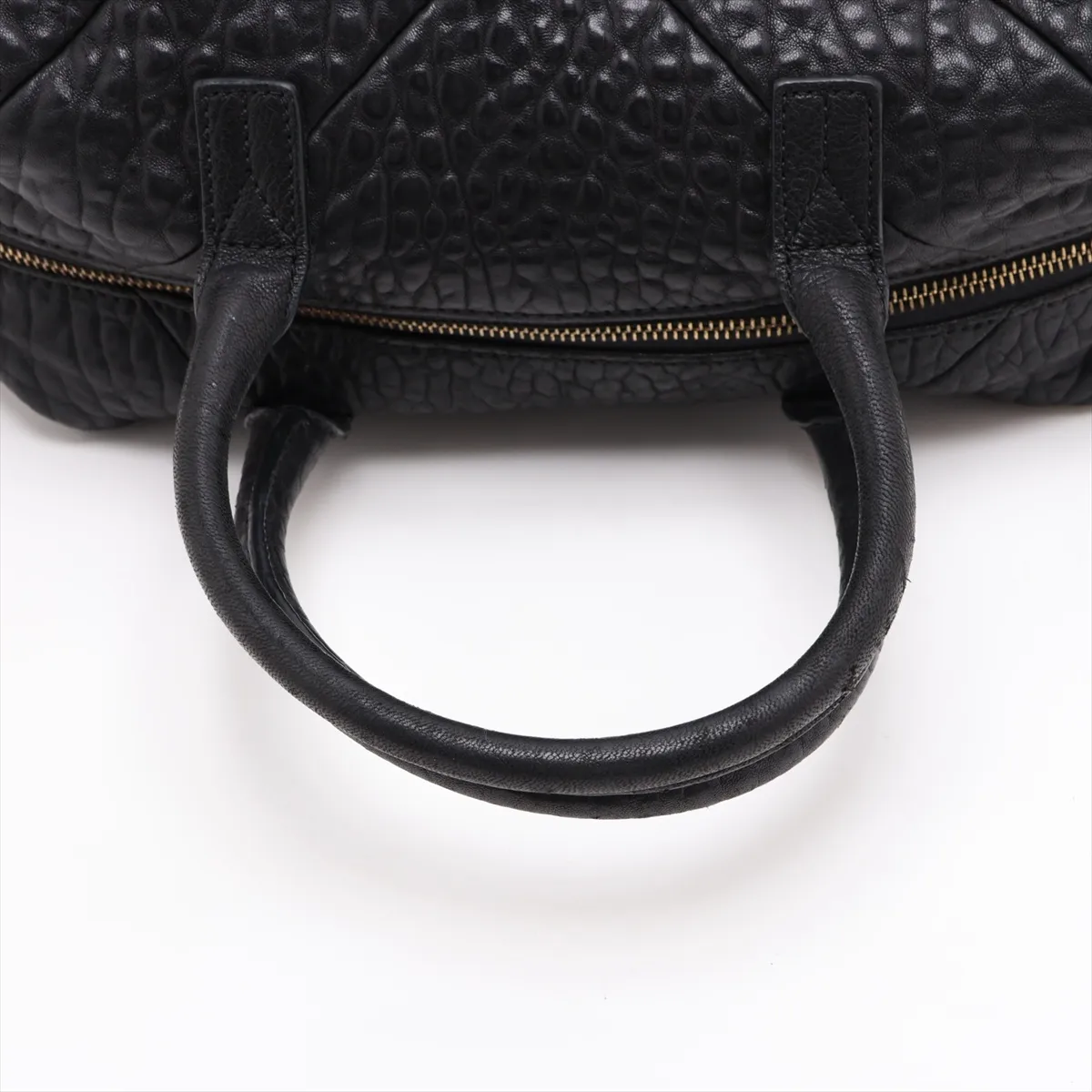 Easy Leather Handbag, Black, 279077 — view 5