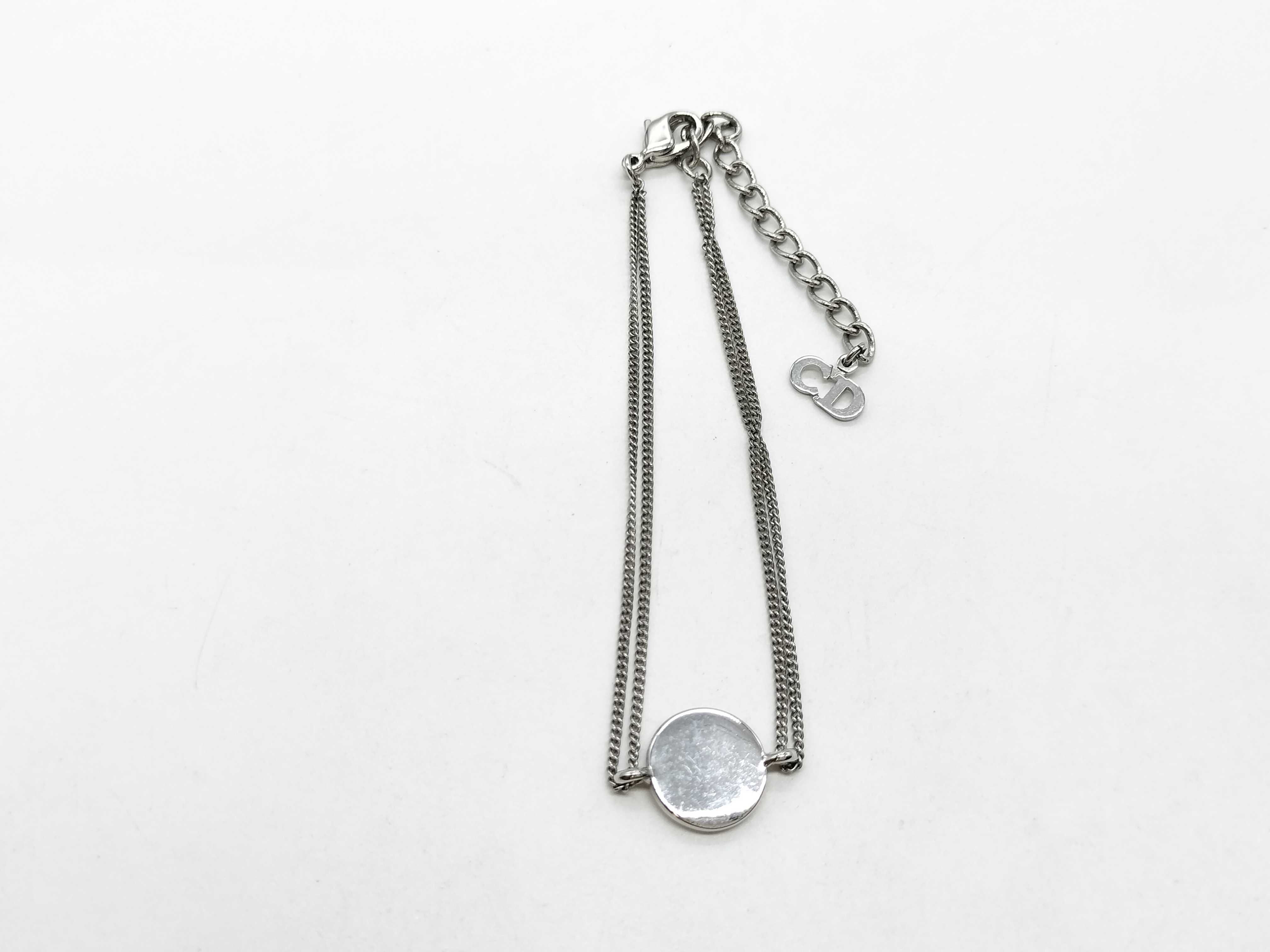 Bracelet with D Logo, Silver Bracelet/Bangle — view 2
