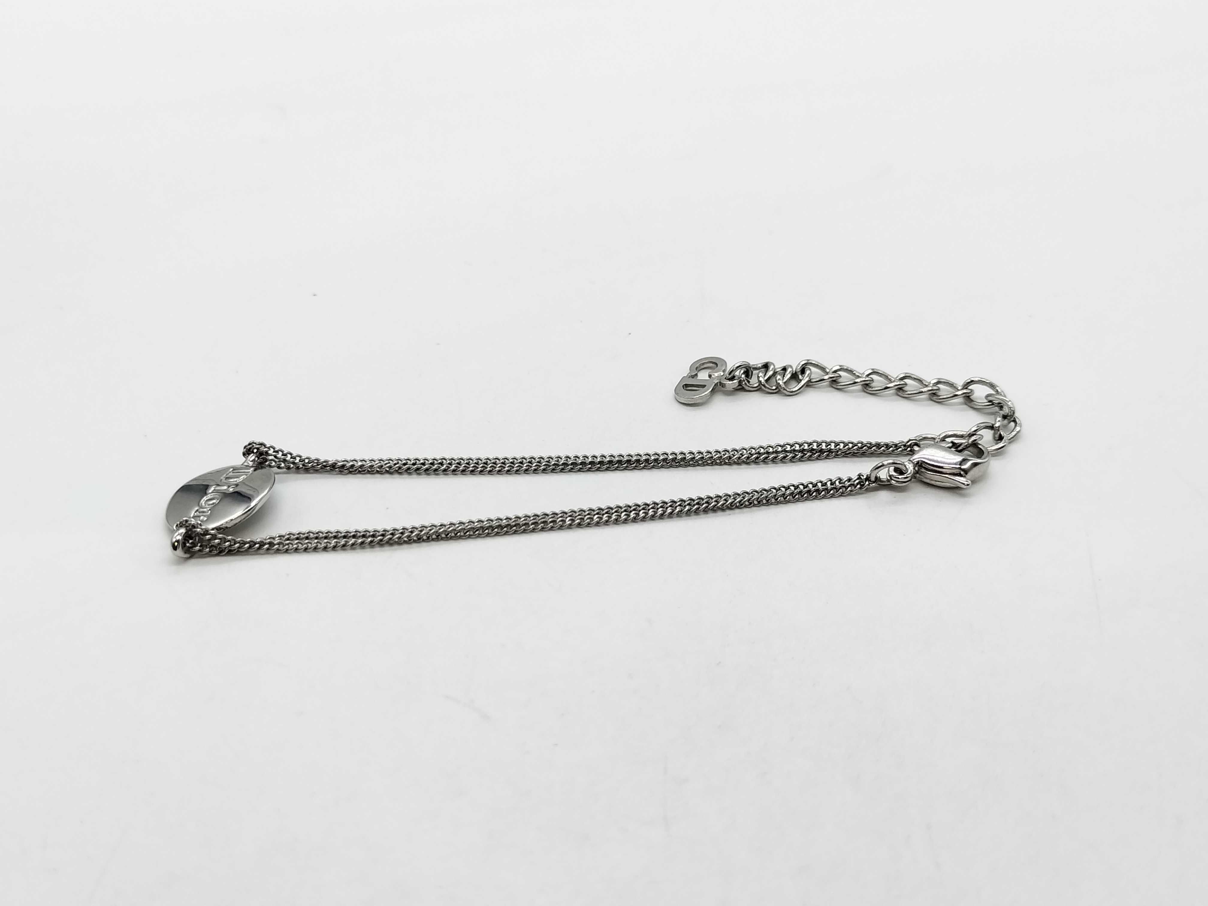 Bracelet with D Logo, Silver Bracelet/Bangle — view 3