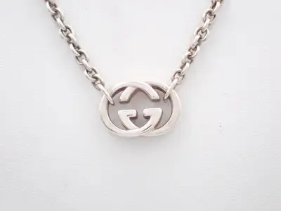 Interlocking Necklace, Sterling Silver (925), 29.4g