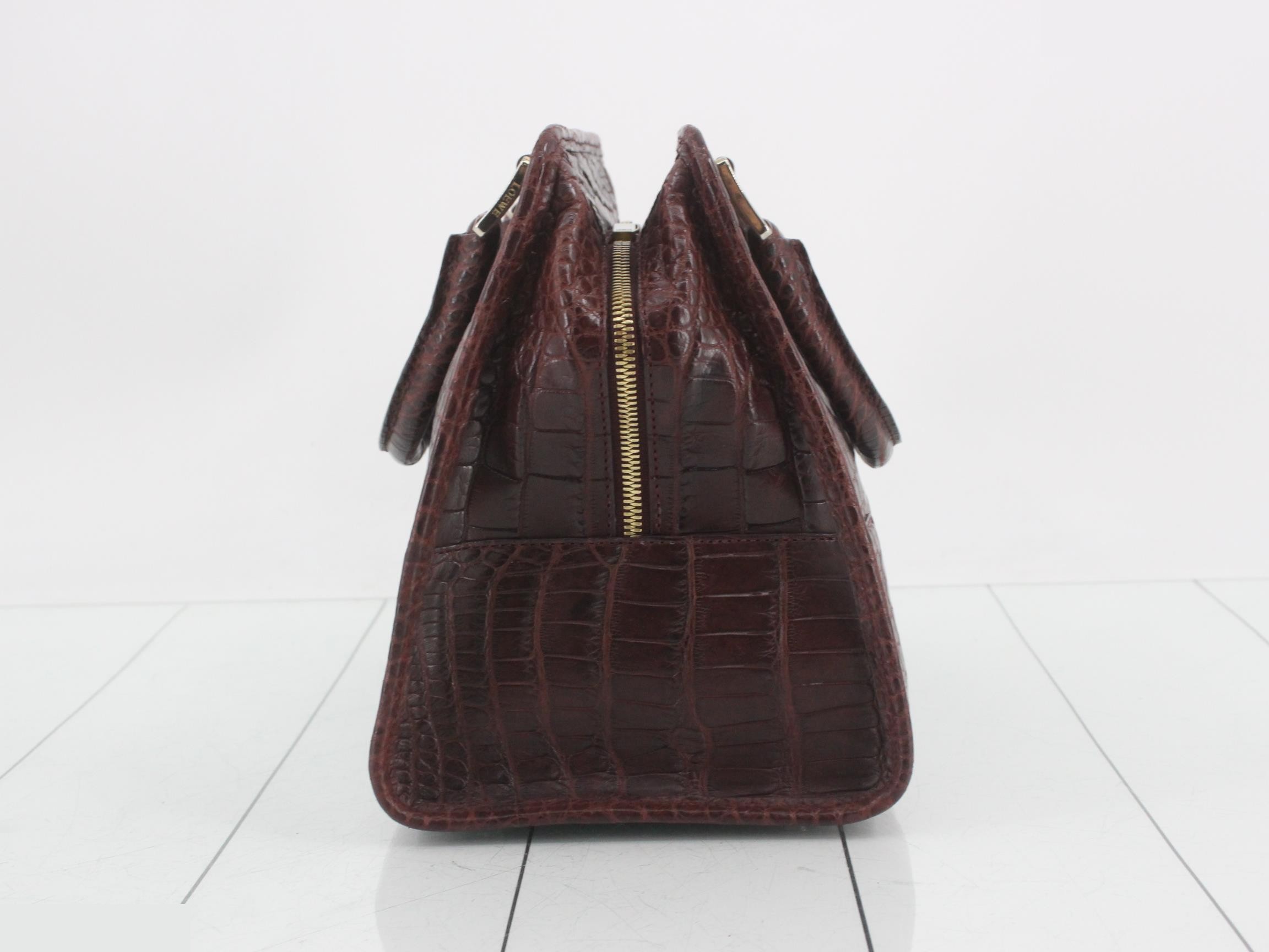 Amazona Crocodile Leather Handbag — view 4